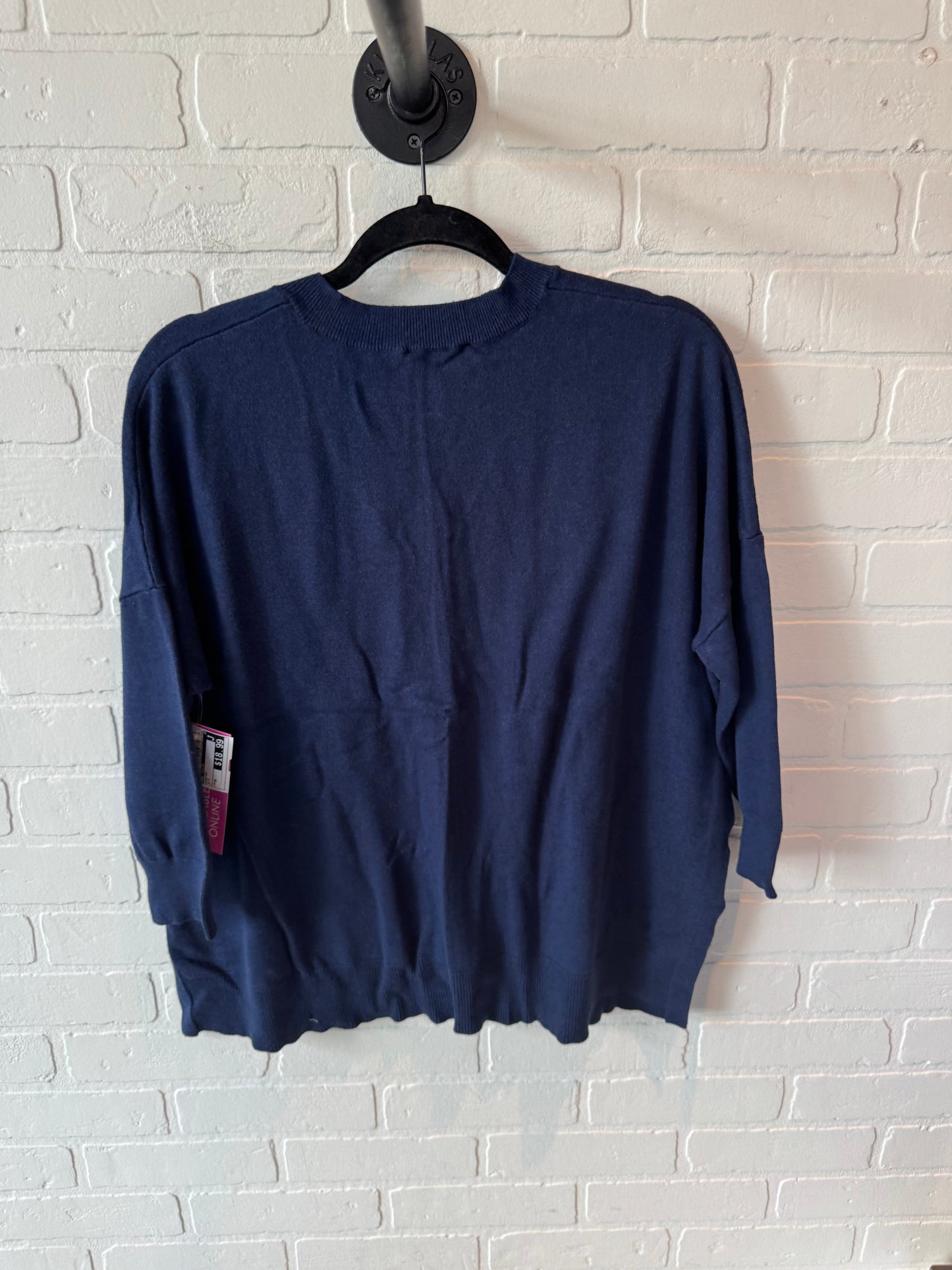 Sweater By Ann Taylor In Blue, Size: M