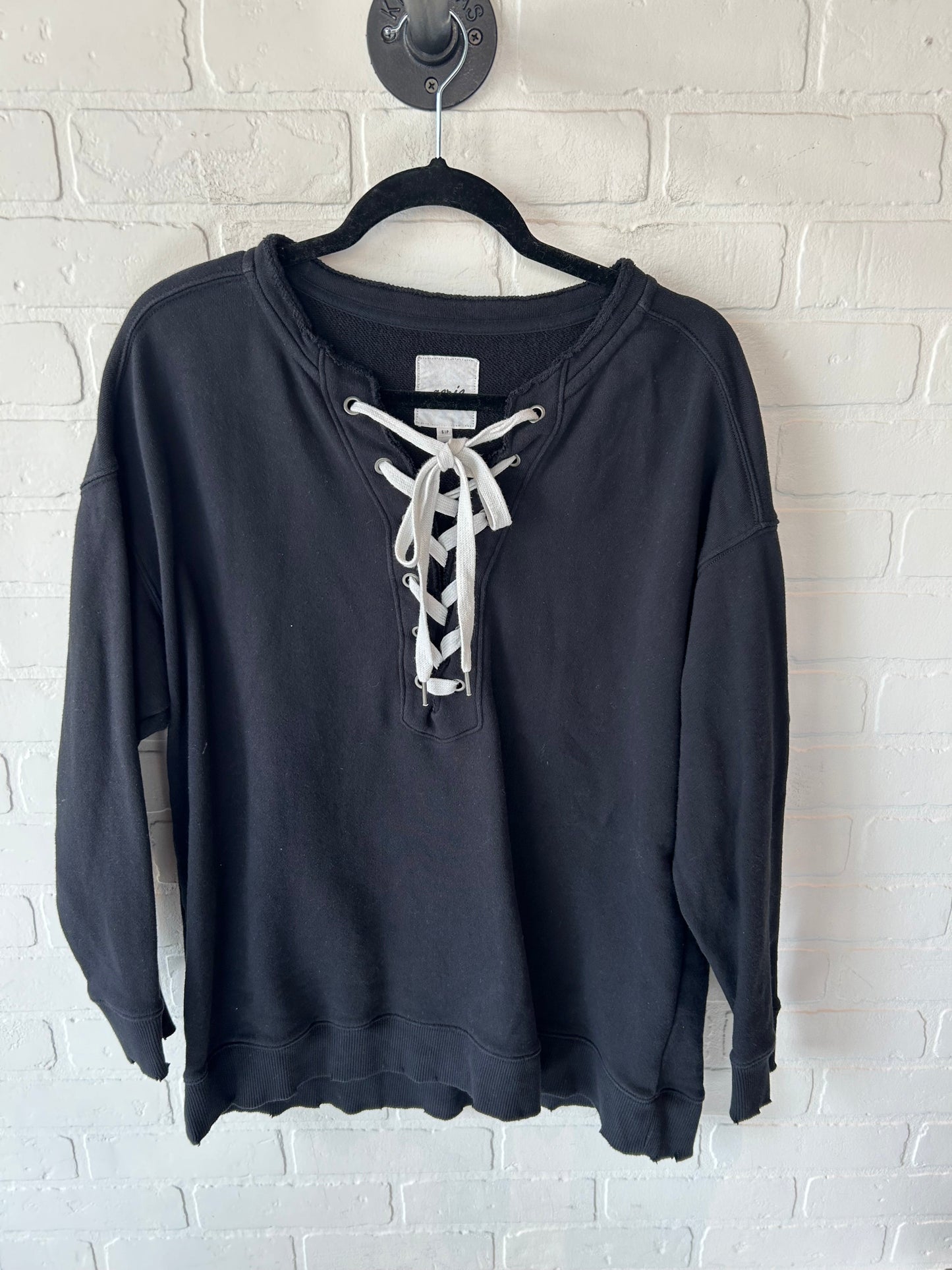 Sweatshirt Crewneck By Aerie In Black, Size: S