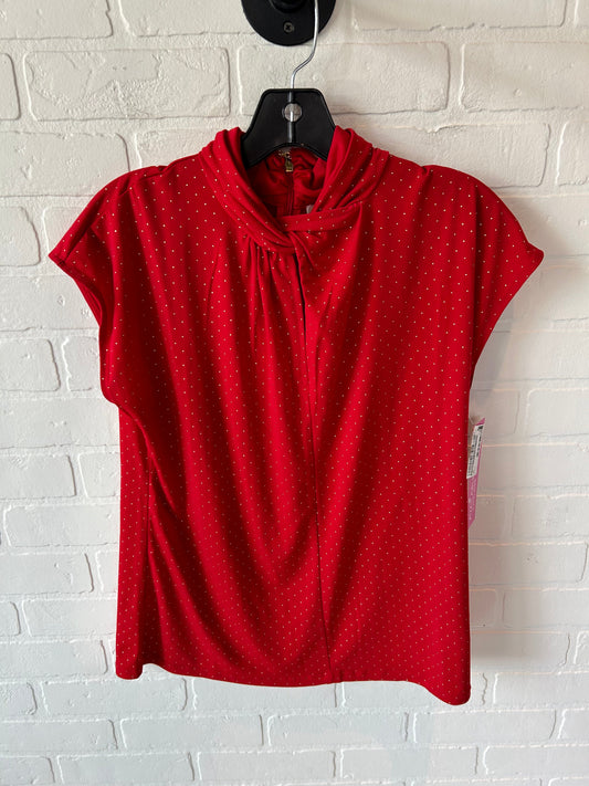 Top Sleeveless By Michael By Michael Kors In Red, Size: M