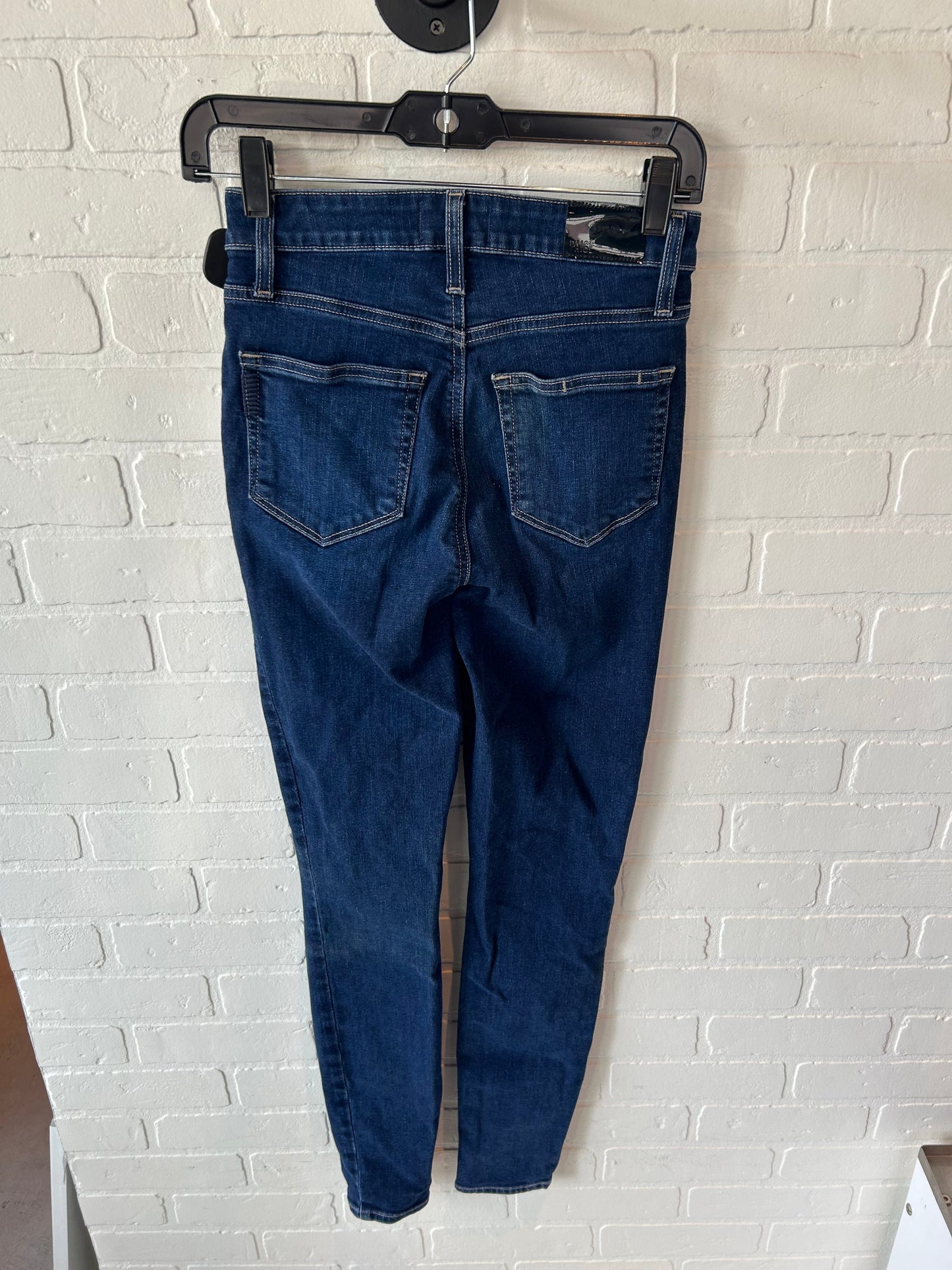 Jeans Skinny By Paige In Blue Denim, Size: 0