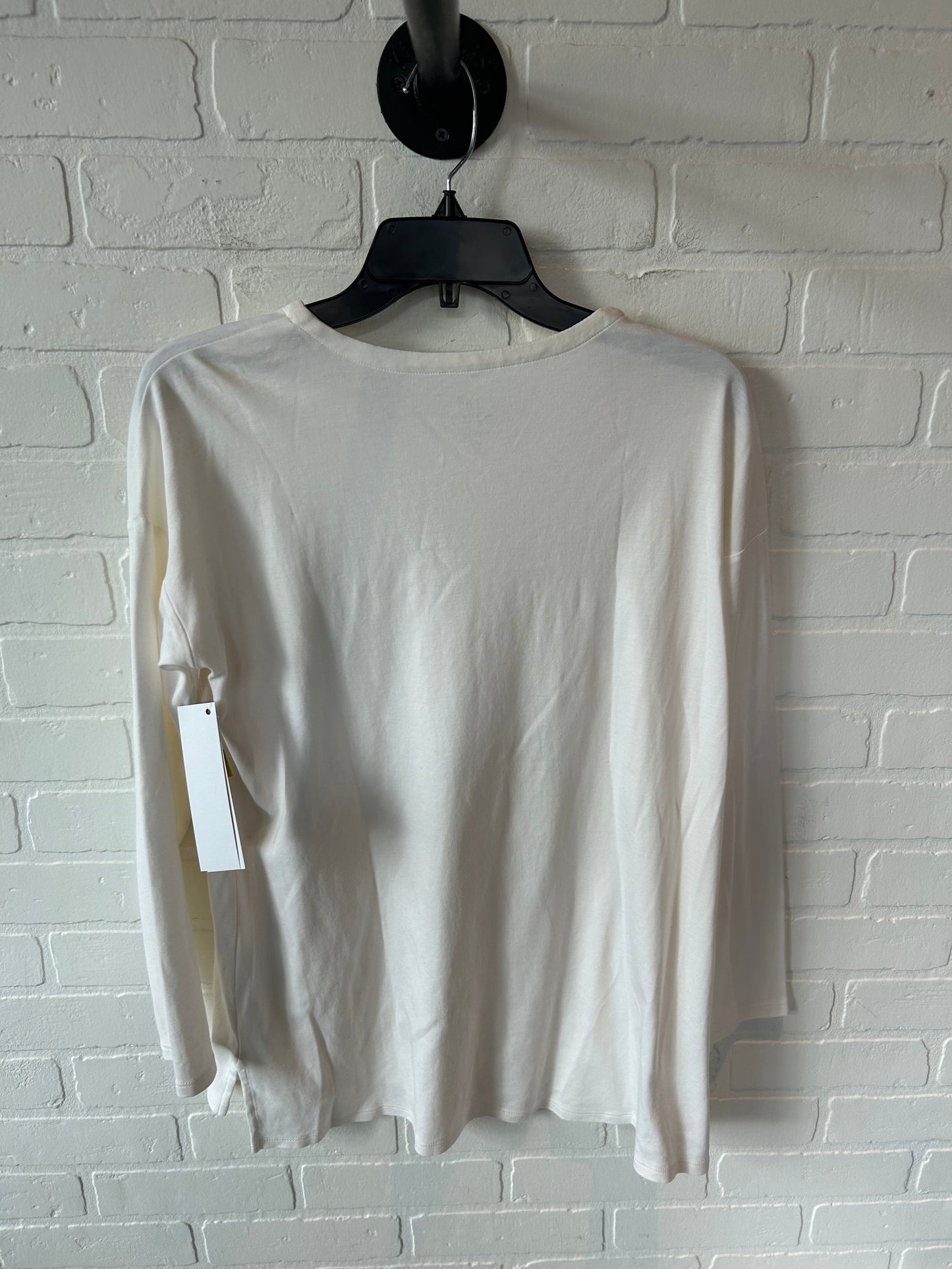 Top Long Sleeve By J. Jill In White, Size: Mp