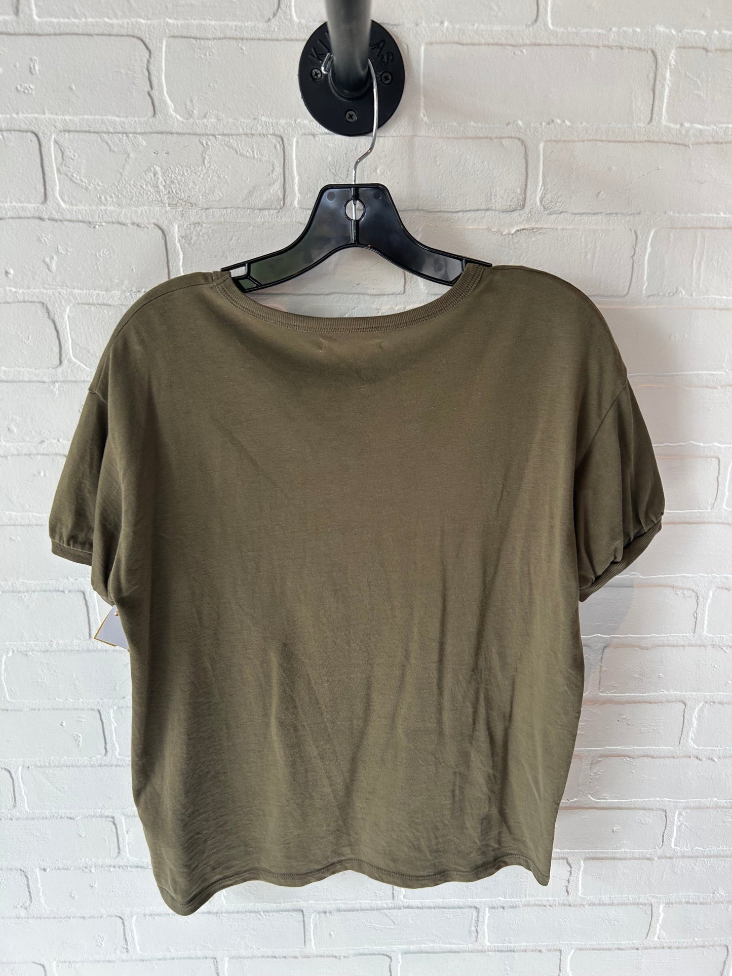 Top Short Sleeve By Madewell In Green, Size: S