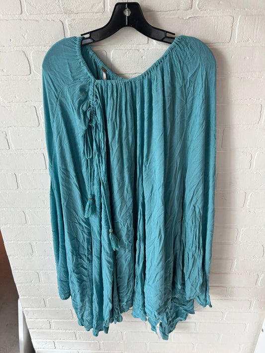 Top Short Sleeve By Free People In Blue, Size: M