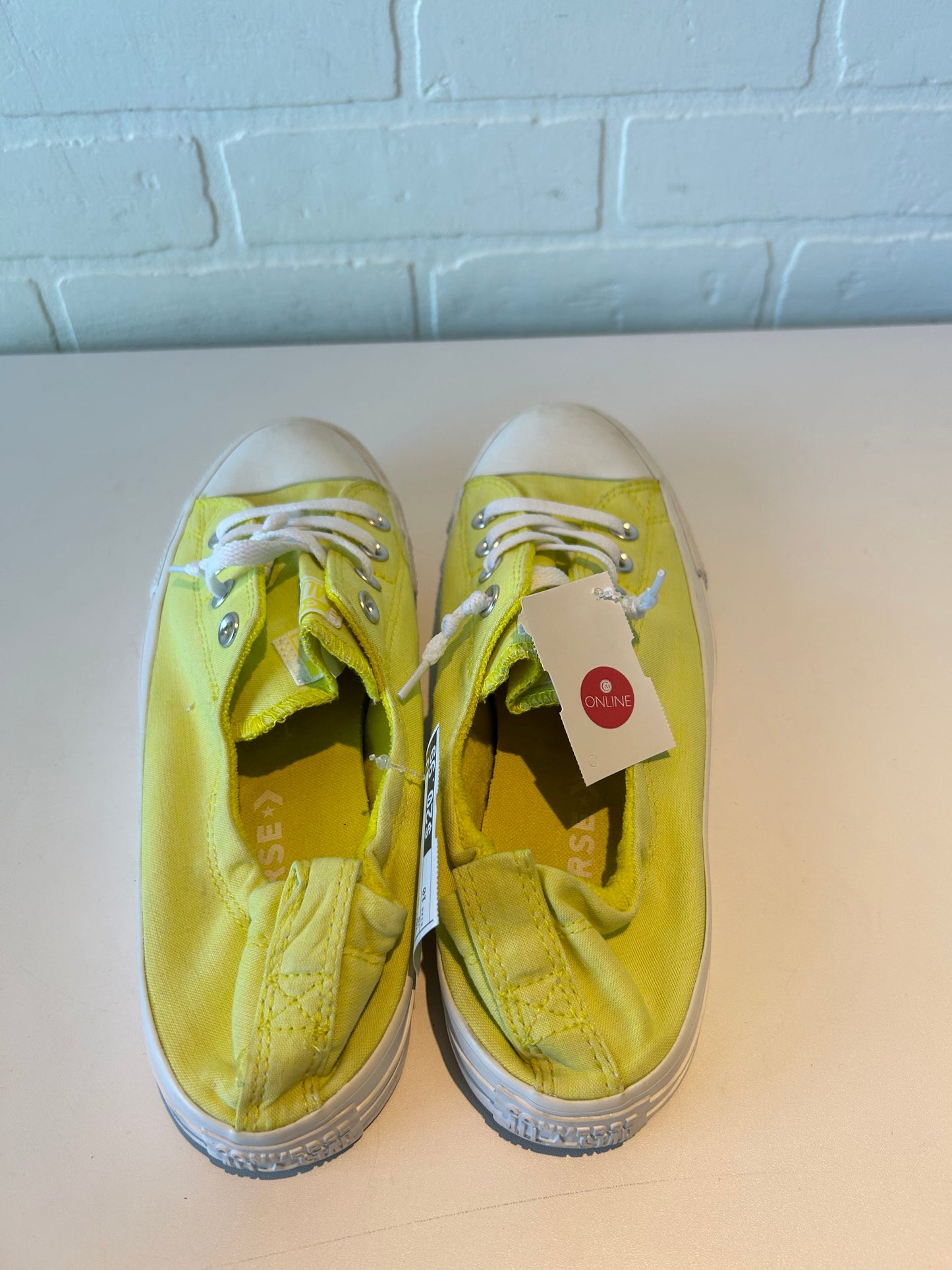 Shoes Sneakers By Converse In Yellow, Size: 10