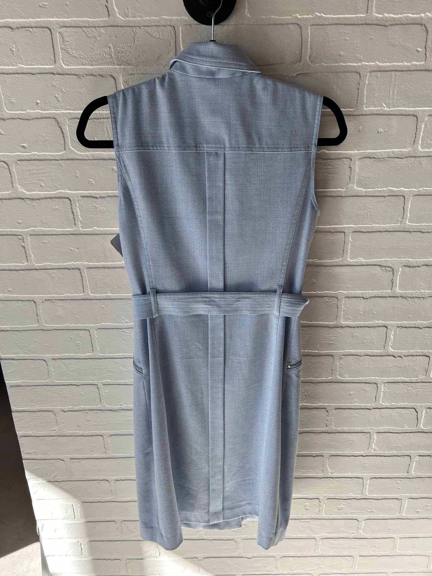 Dress Work By Calvin Klein In Blue, Size: S