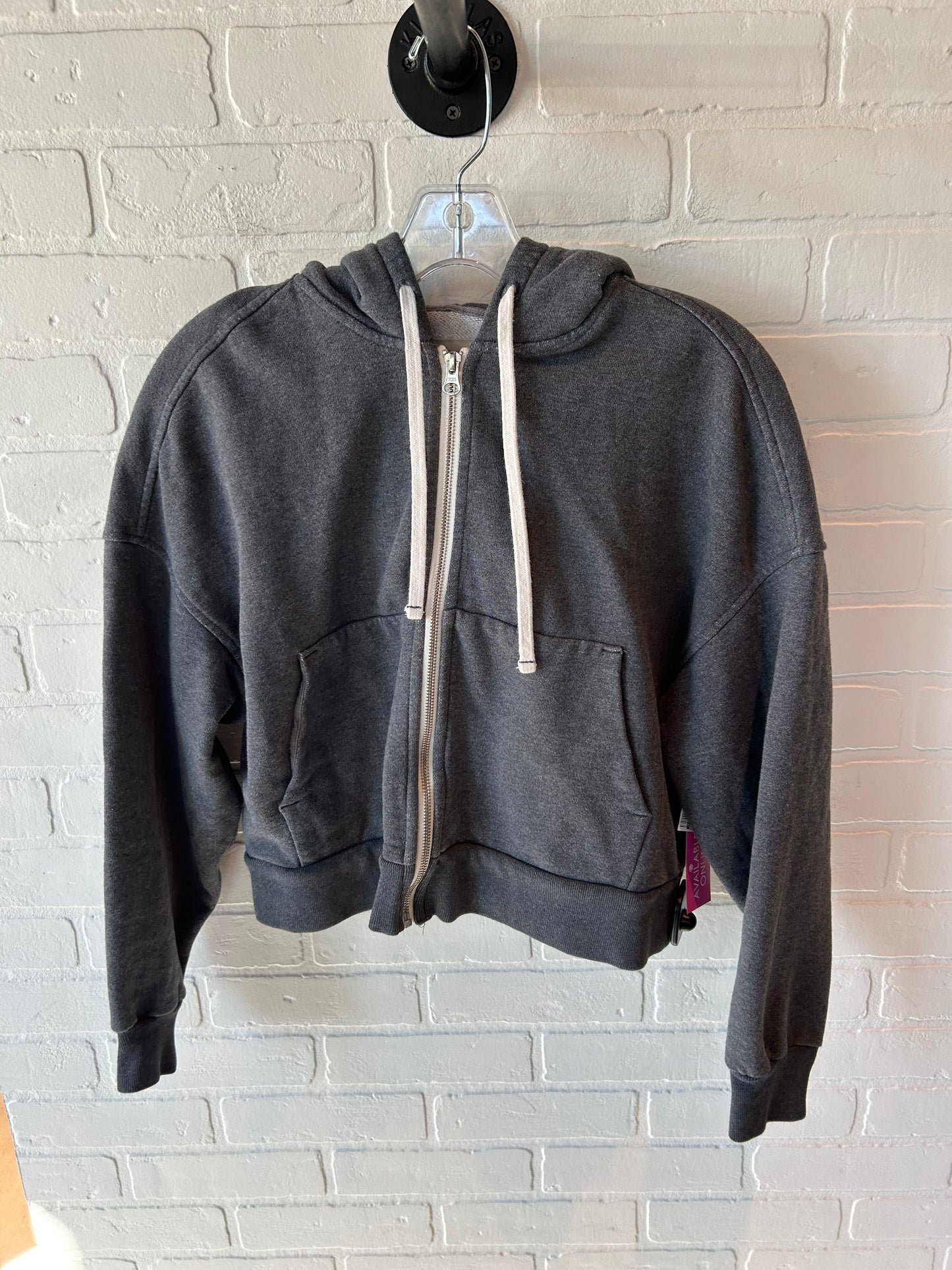 Sweatshirt Hoodie By Everlane In Grey, Size: Xs