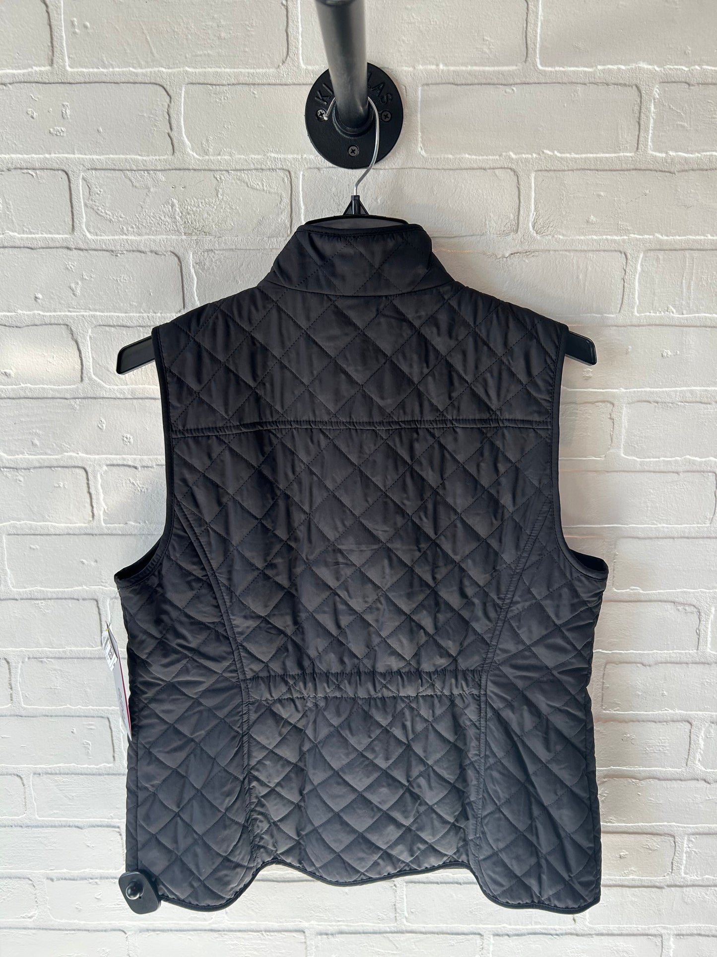 Vest Puffer & Quilted By Talbots In Black, Size: Mp