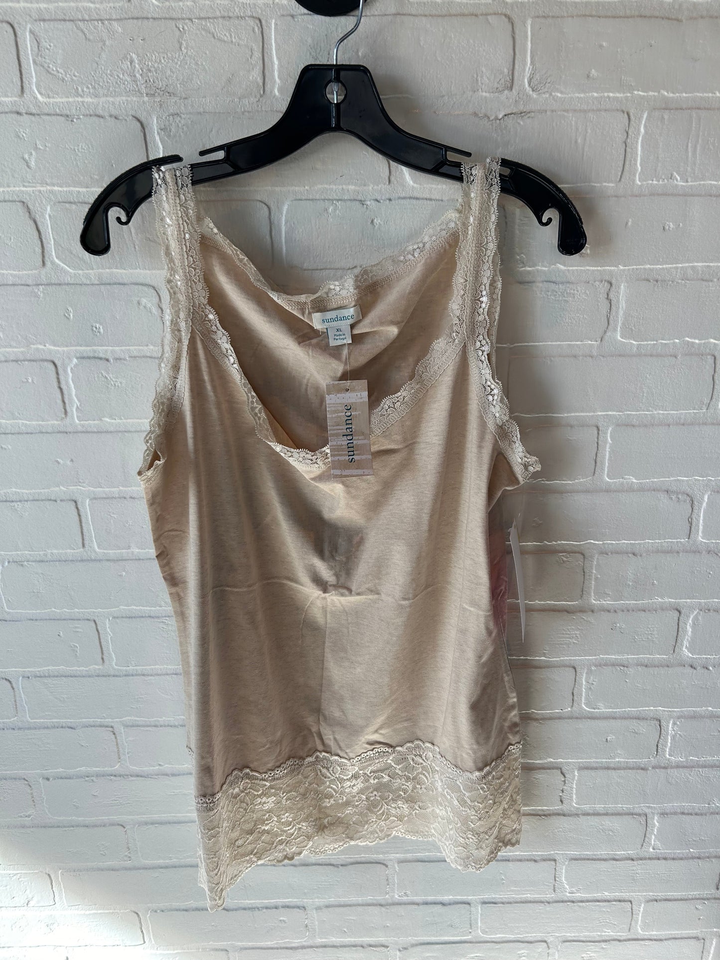 Tank Top By Sundance In Cream, Size: Xl