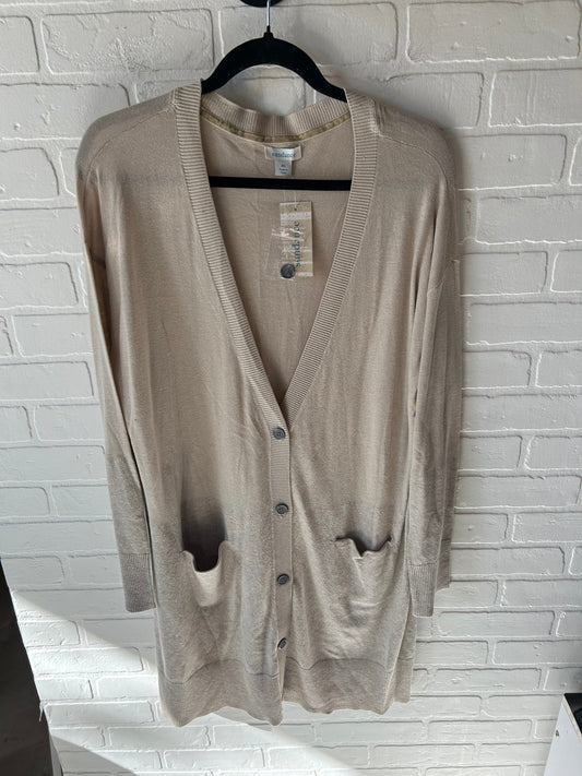 Sweater Cardigan By Sundance In Tan, Size: Xl