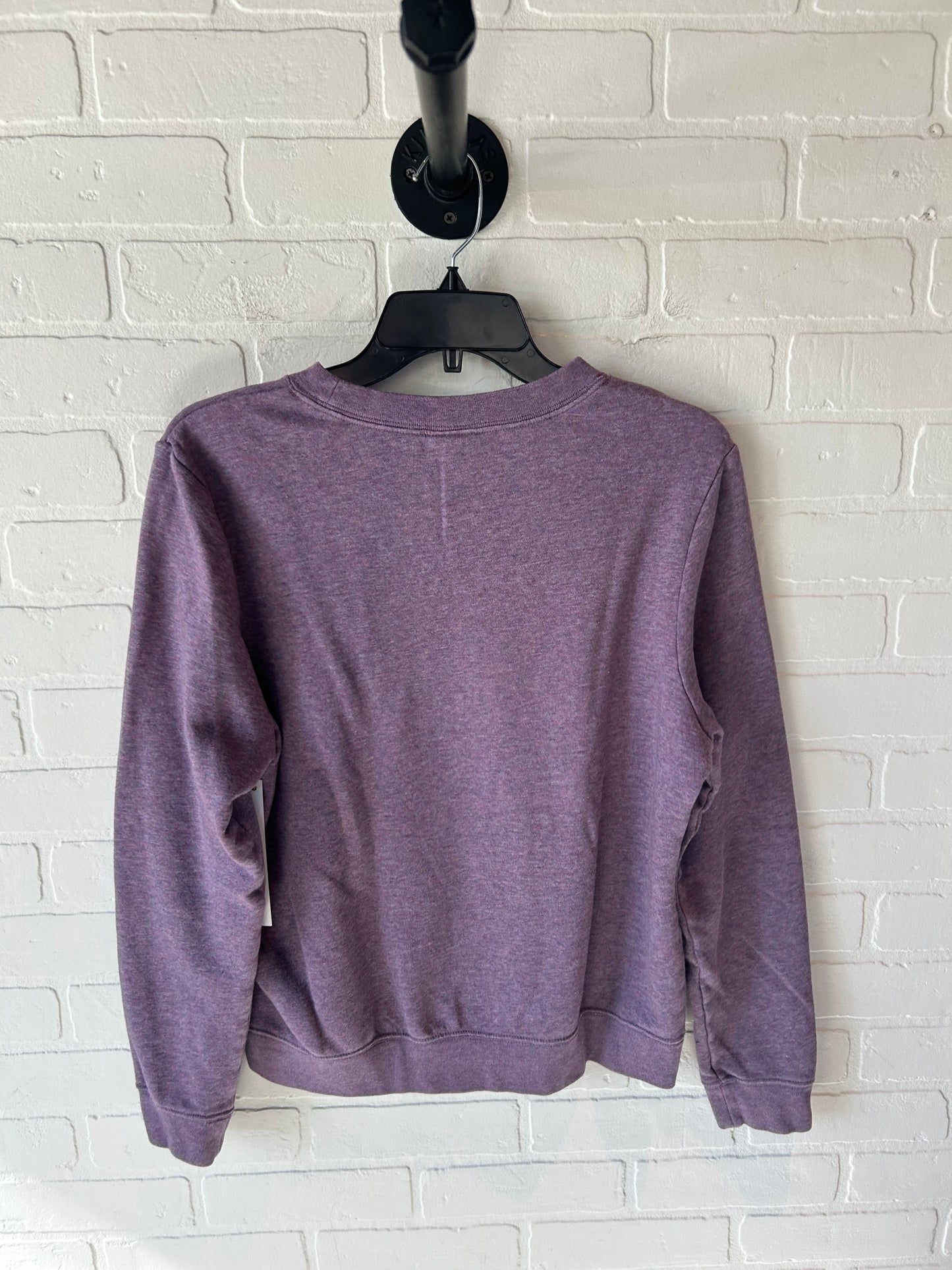 Athletic Sweatshirt Crewneck By Nike Apparel In Purple, Size: M