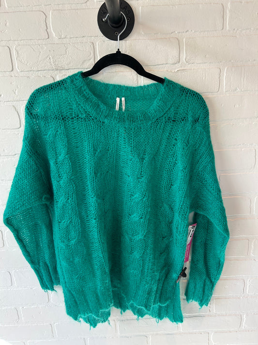 Sweater By Anthropologie In Green, Size: Xs