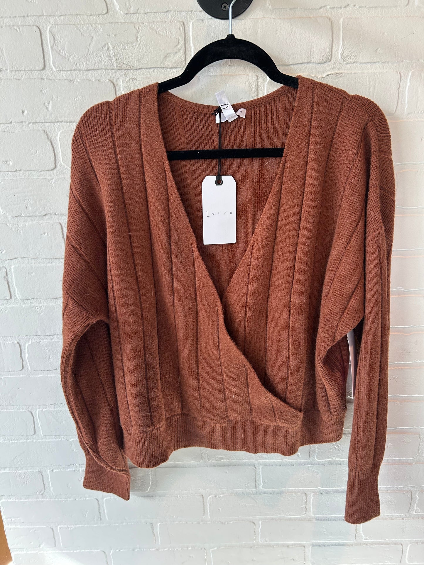 Sweater By Leith In Brown, Size: 1x