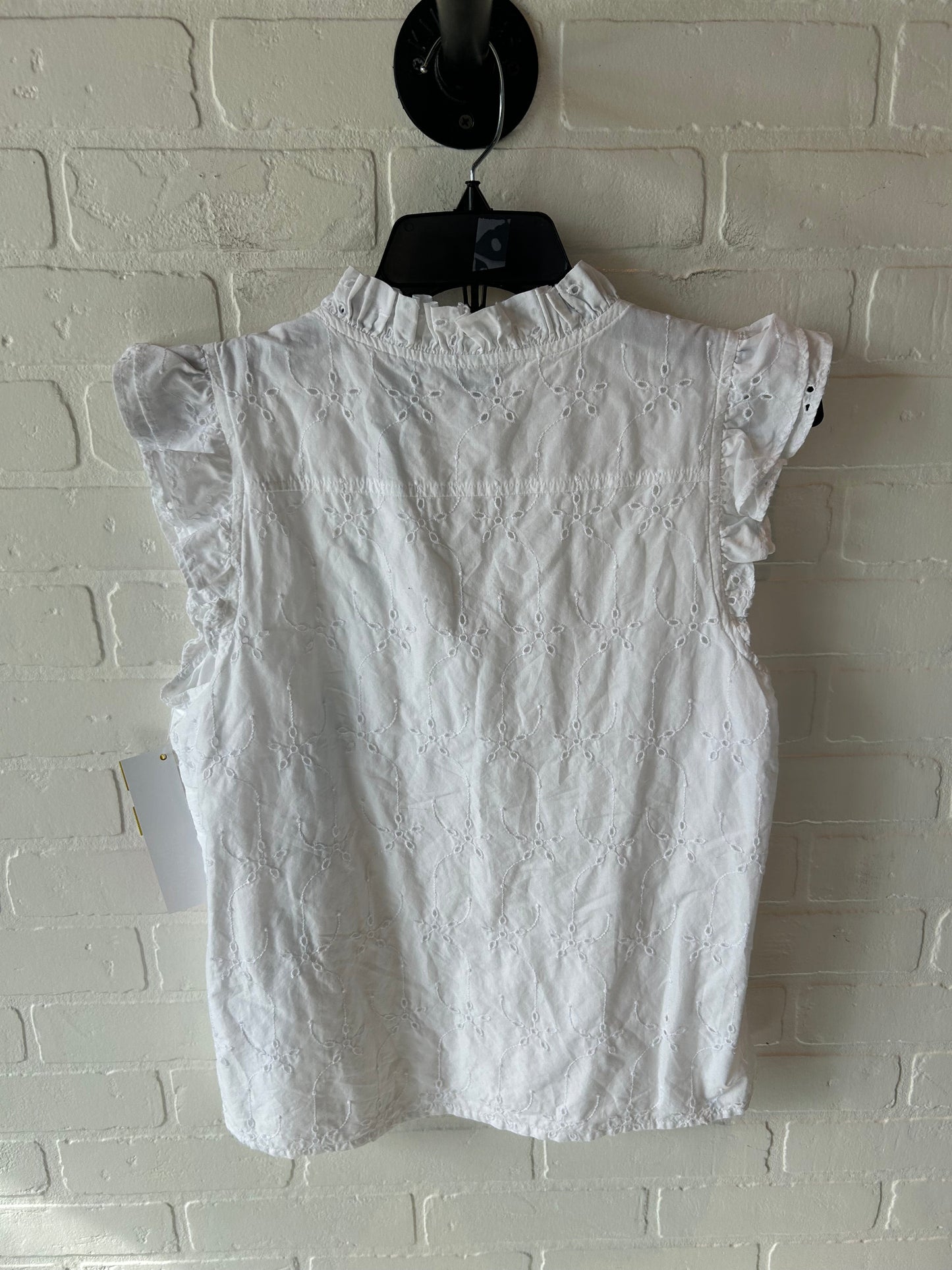 Top Sleeveless By J. Crew In White, Size: S