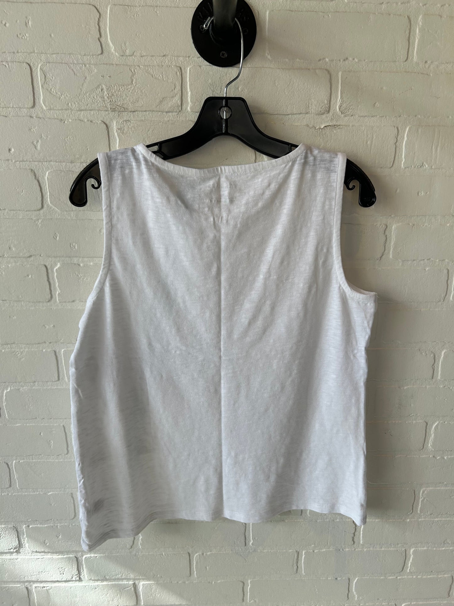 Top Sleeveless By Talbots In White, Size: Mp