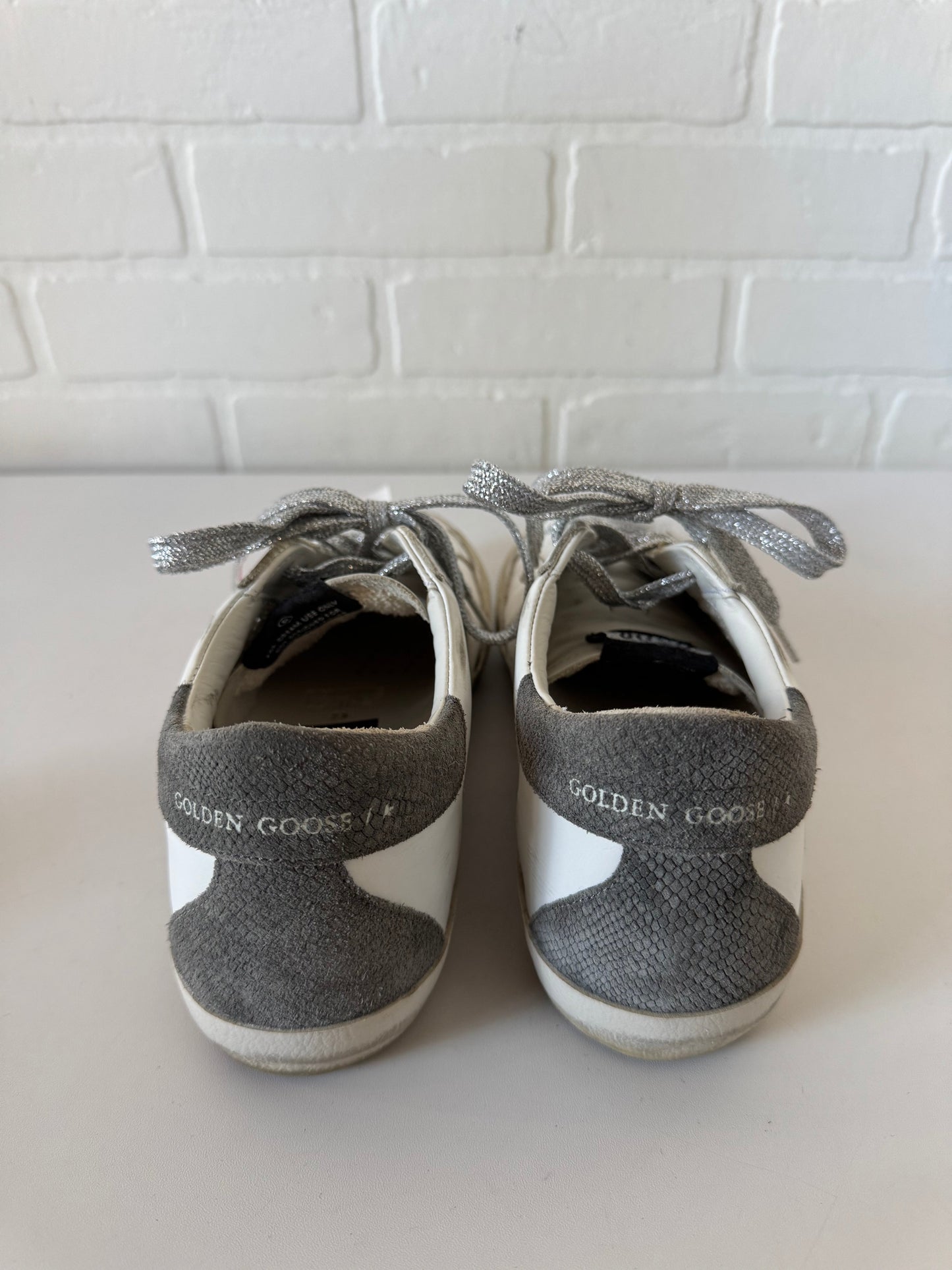 Shoes Luxury Designer By Golden Goose In White, Size: 7.5