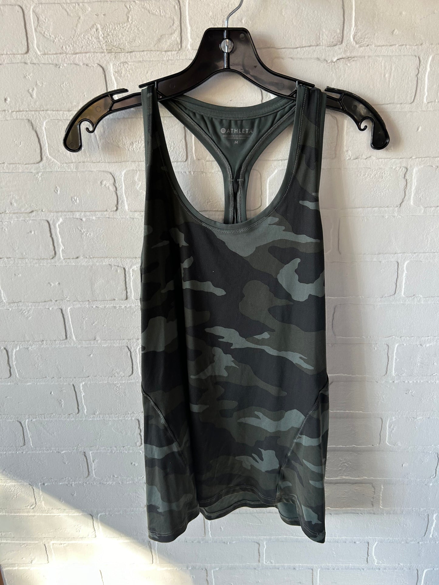 Athletic Tank Top By Athleta In Green, Size: M