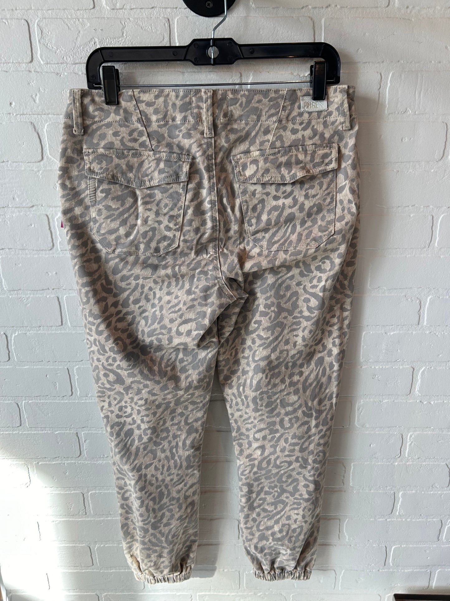 Pants Joggers By Paige In Cream & Grey, Size: 6