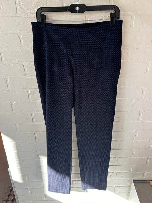 Pants Leggings By Cmc In Black & Blue, Size: 12