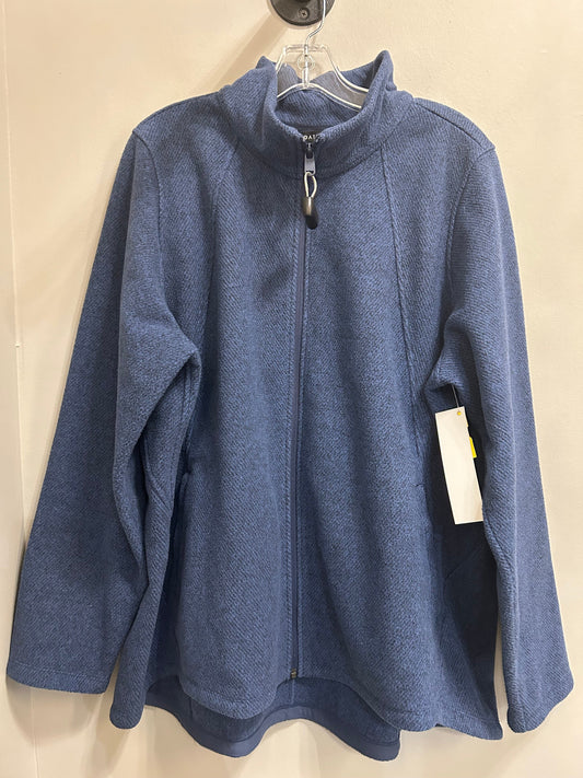 Jacket Fleece By Athleta In Blue, Size: 2x