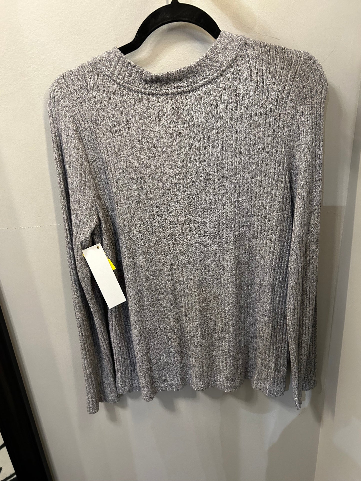 Top Long Sleeve By Loft In Grey, Size: M