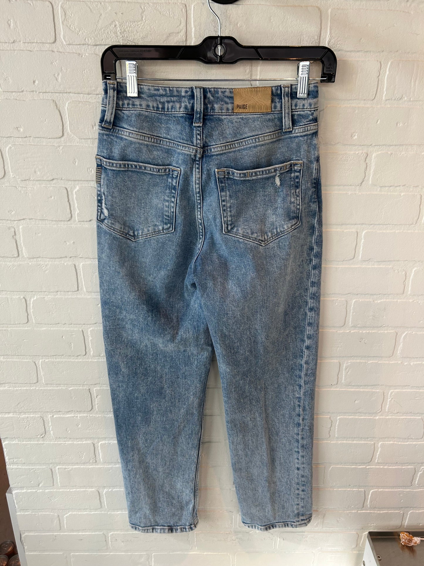 Jeans Straight By Paige In Blue Denim, Size: 2