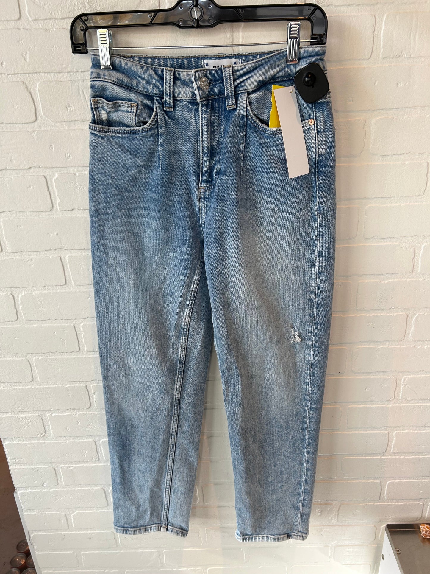 Jeans Straight By Paige In Blue Denim, Size: 2