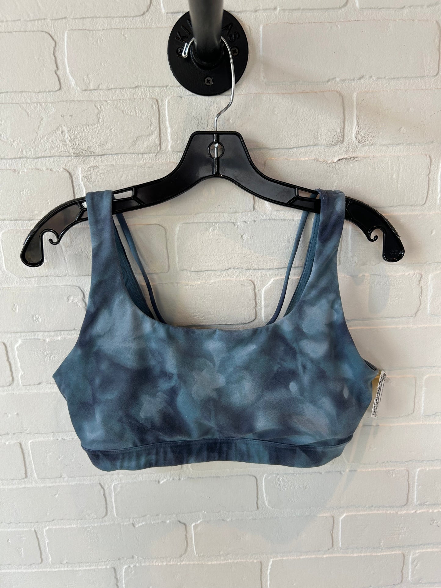 Athletic Bra By Athleta In Blue & Grey, Size: M