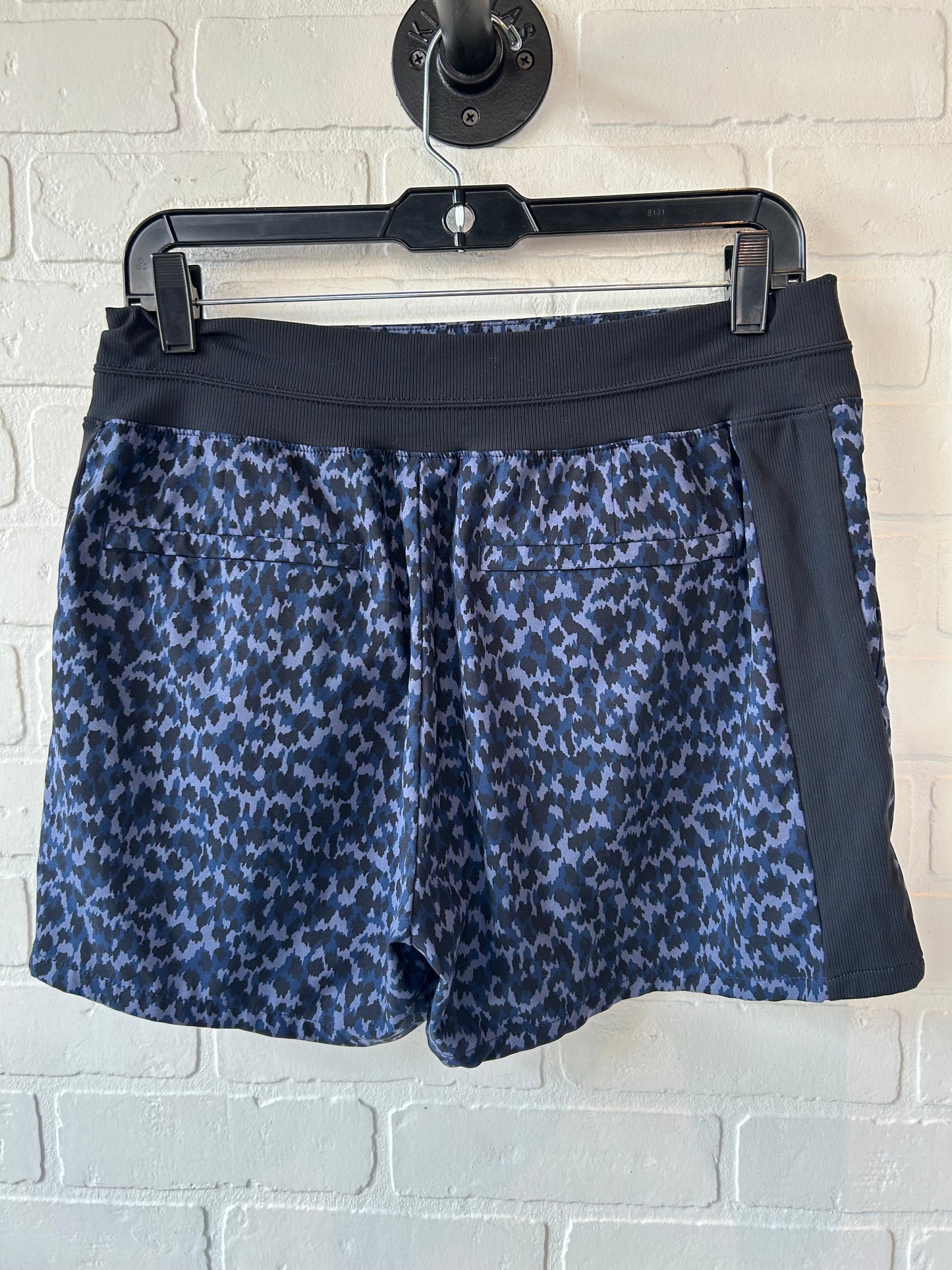 Athletic Shorts By Athleta In Black & Blue, Size: 8