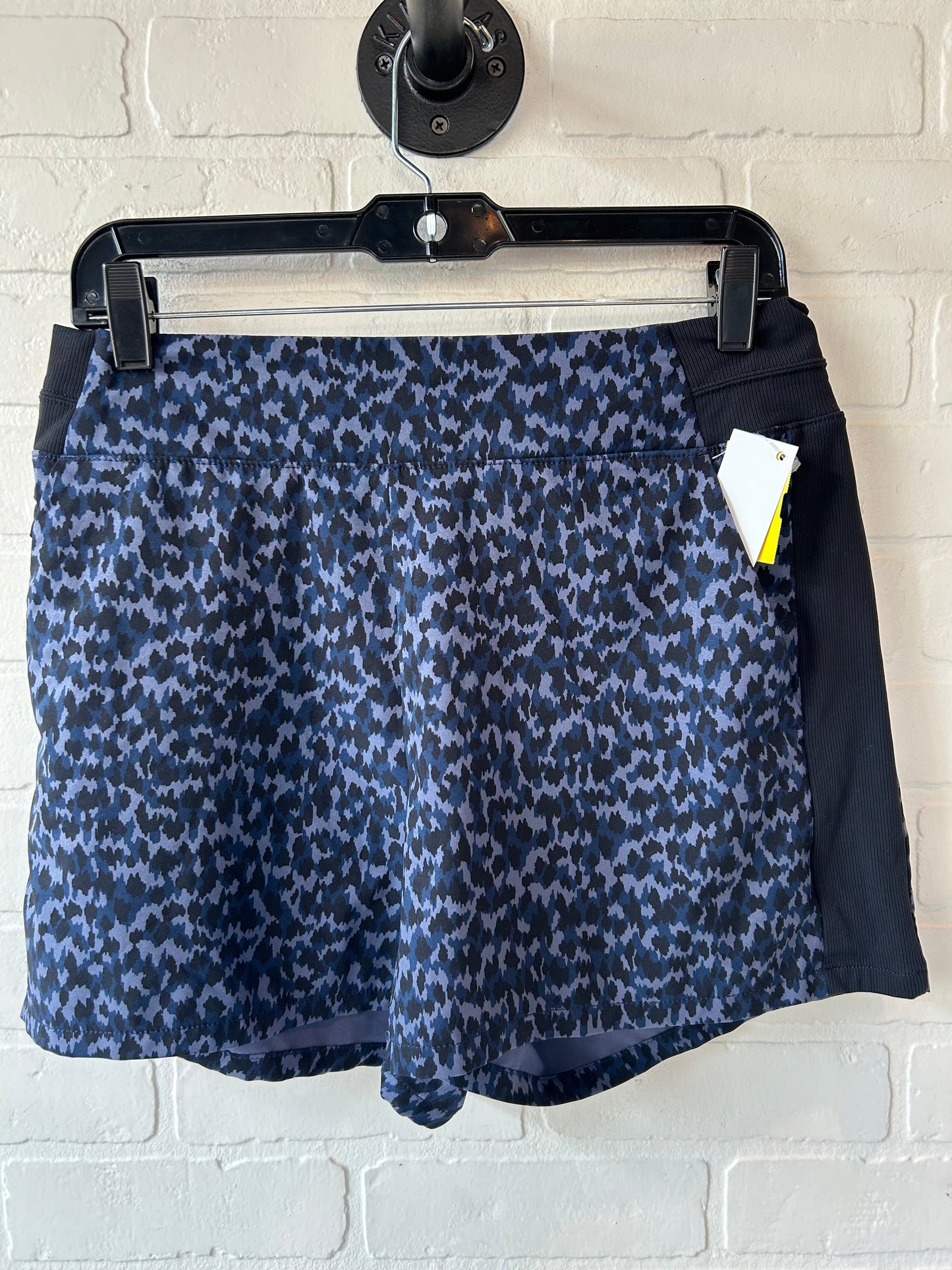 Athletic Shorts By Athleta In Black & Blue, Size: 8