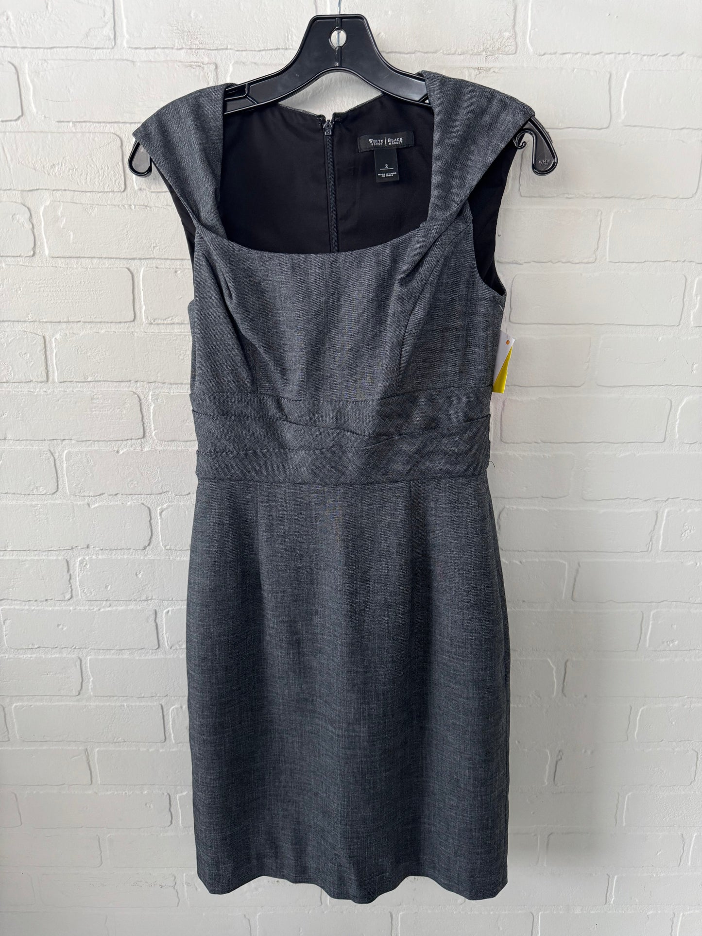 Dress Work By White House Black Market In Grey, Size: Xs