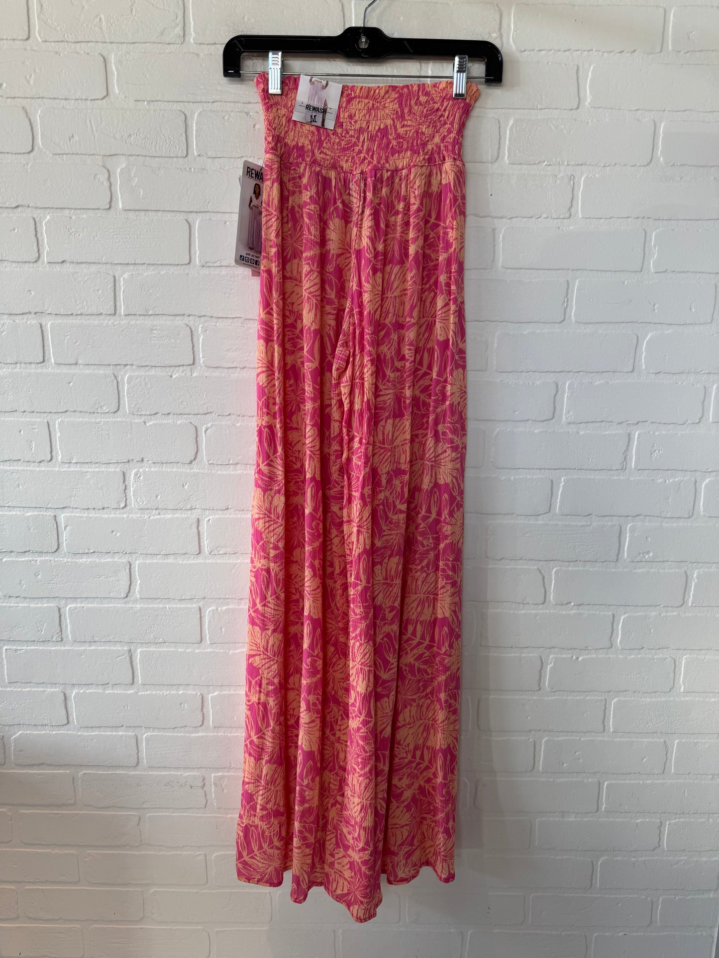 Pants Wide Leg By Clothes Mentor In Orange & Pink, Size: 8