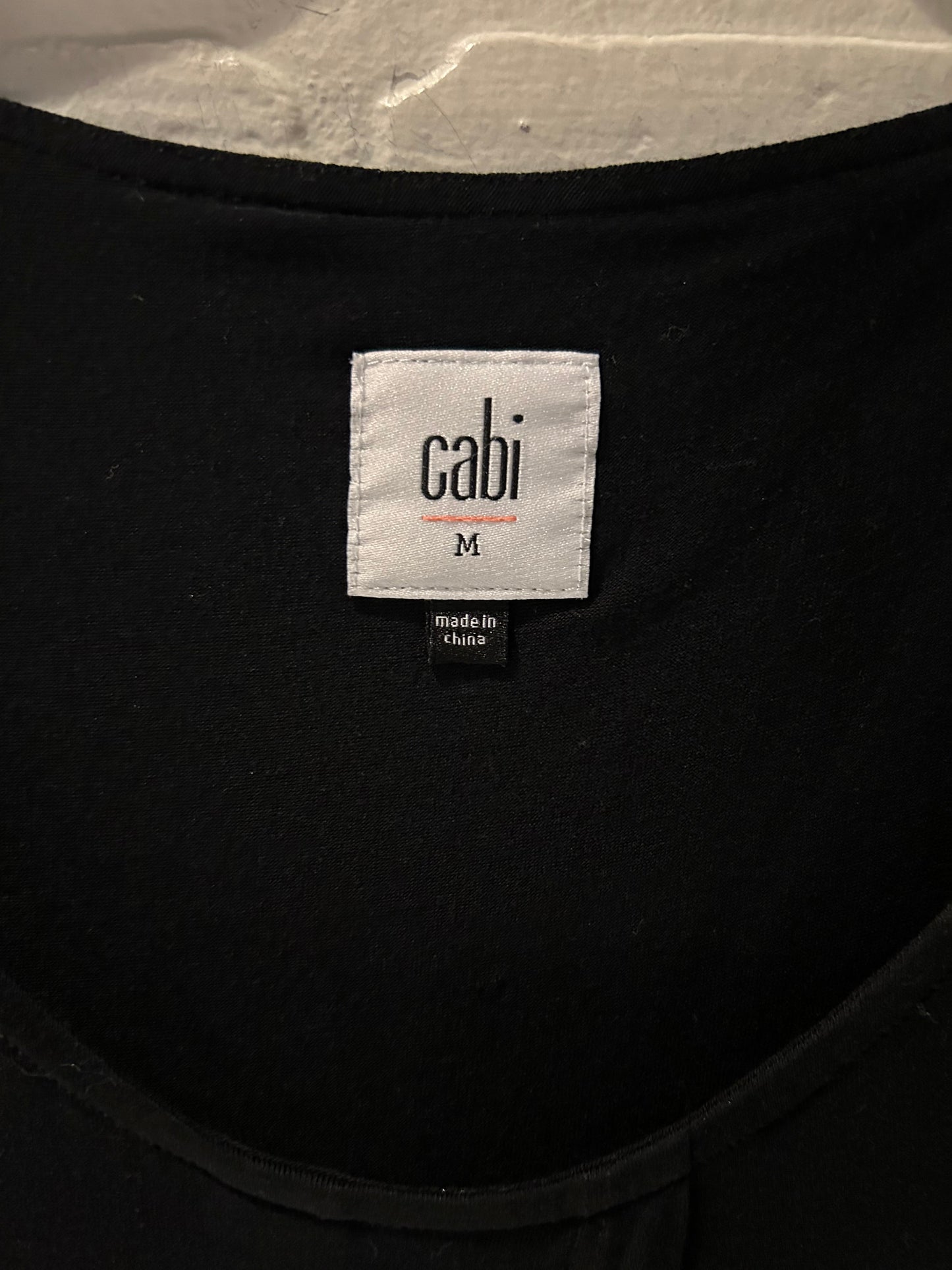 Top Sleeveless By Cabi In Black, Size: M