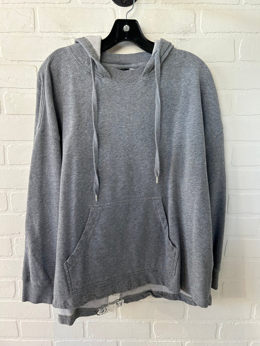 Sweatshirt Hoodie By Mono B In Grey, Size: M