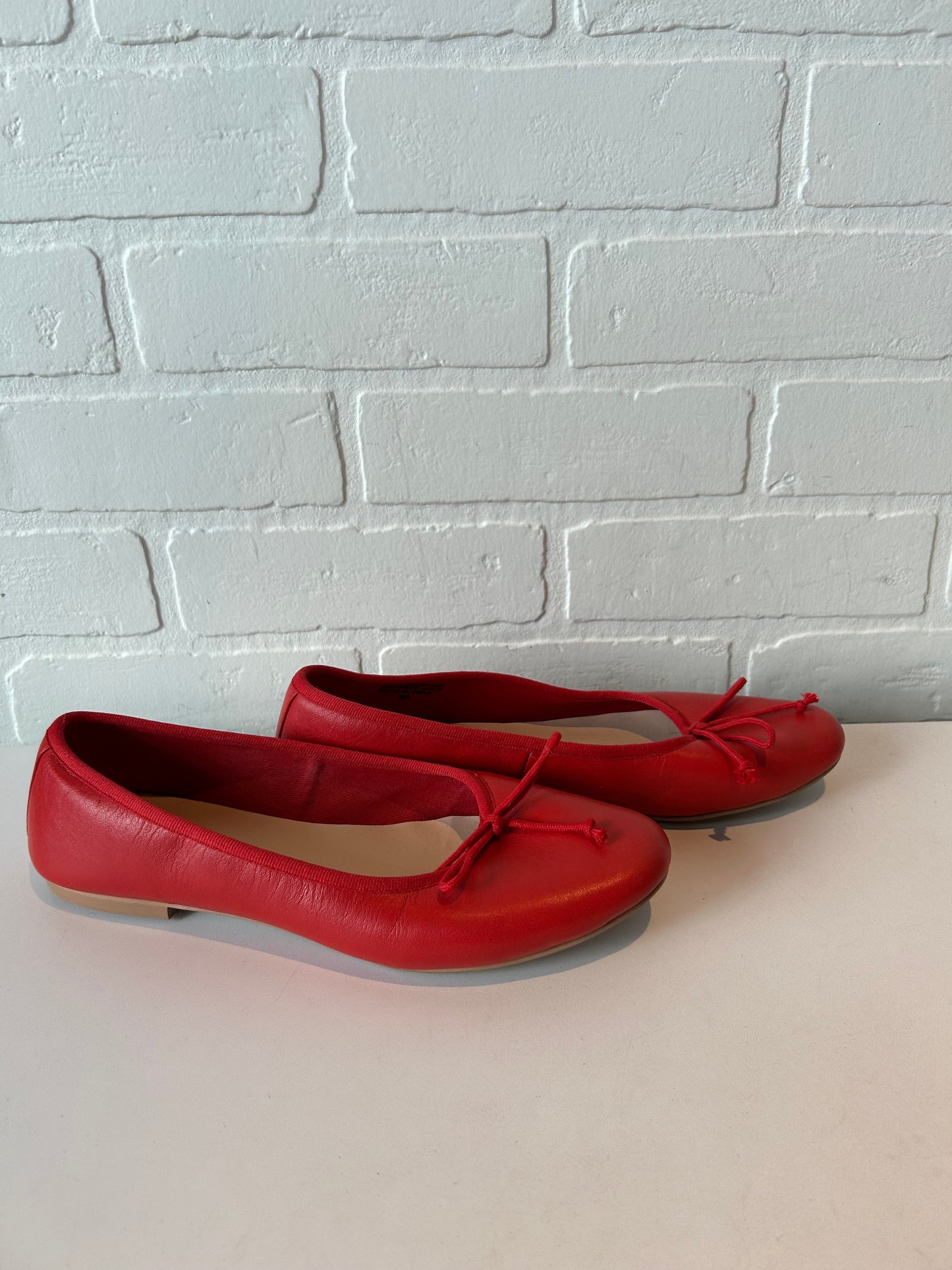 Shoes Flats By Loft In Red, Size: 8