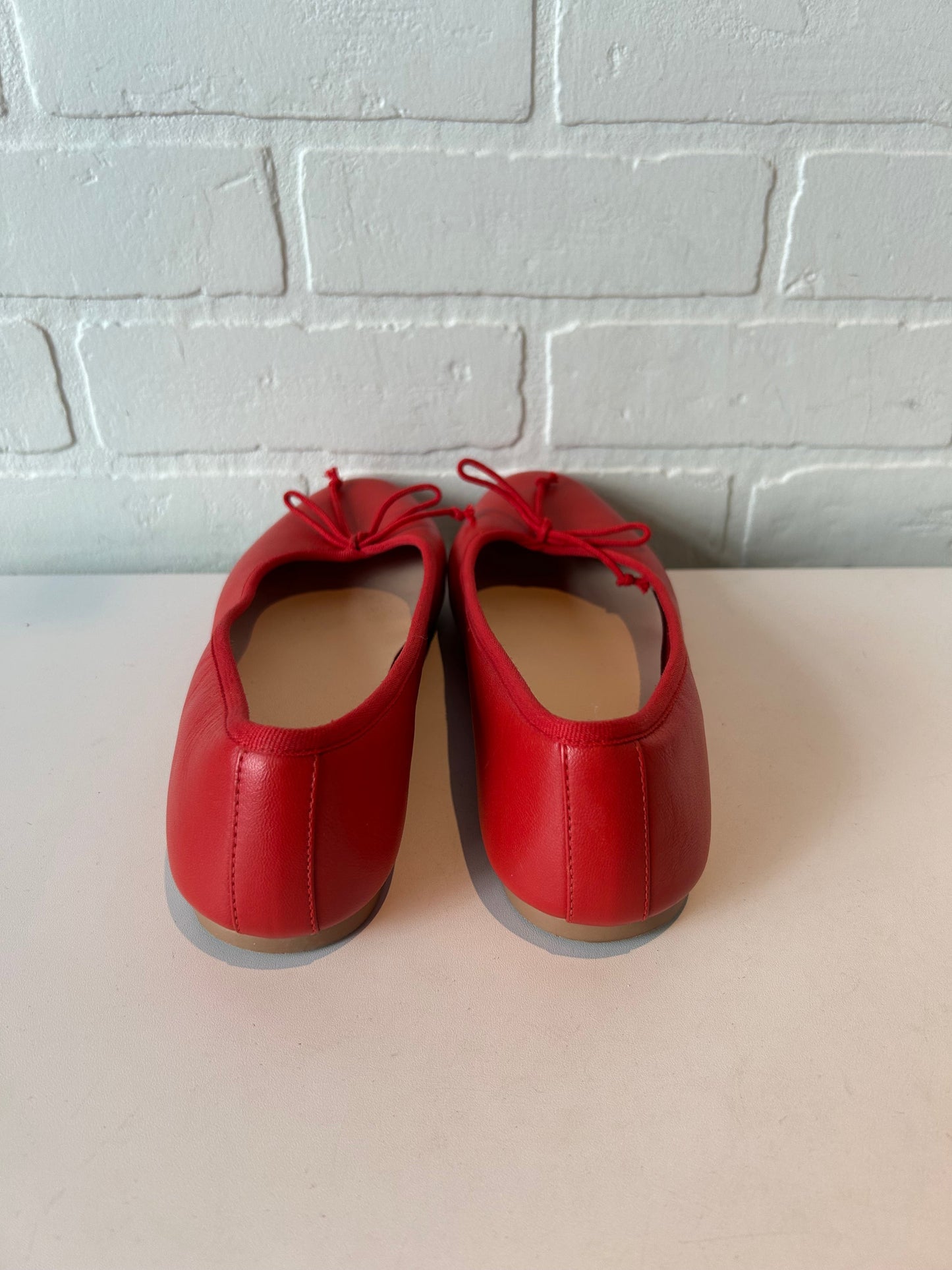 Shoes Flats By Loft In Red, Size: 8