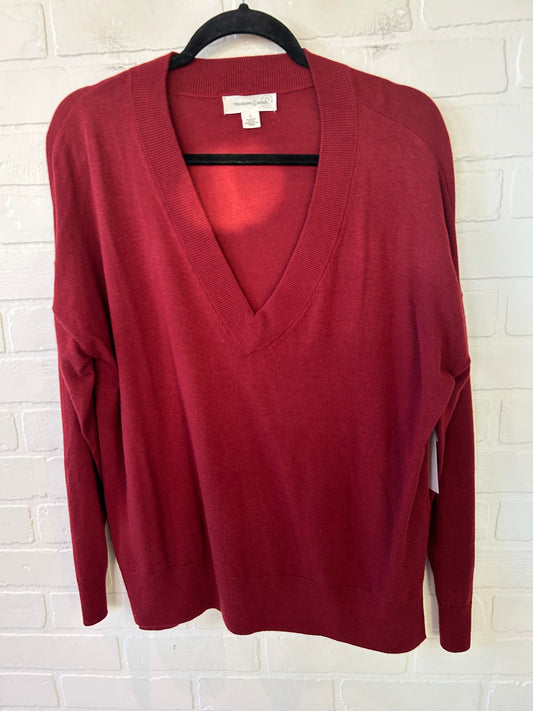 Sweater By Treasure And Bond In Red, Size: L