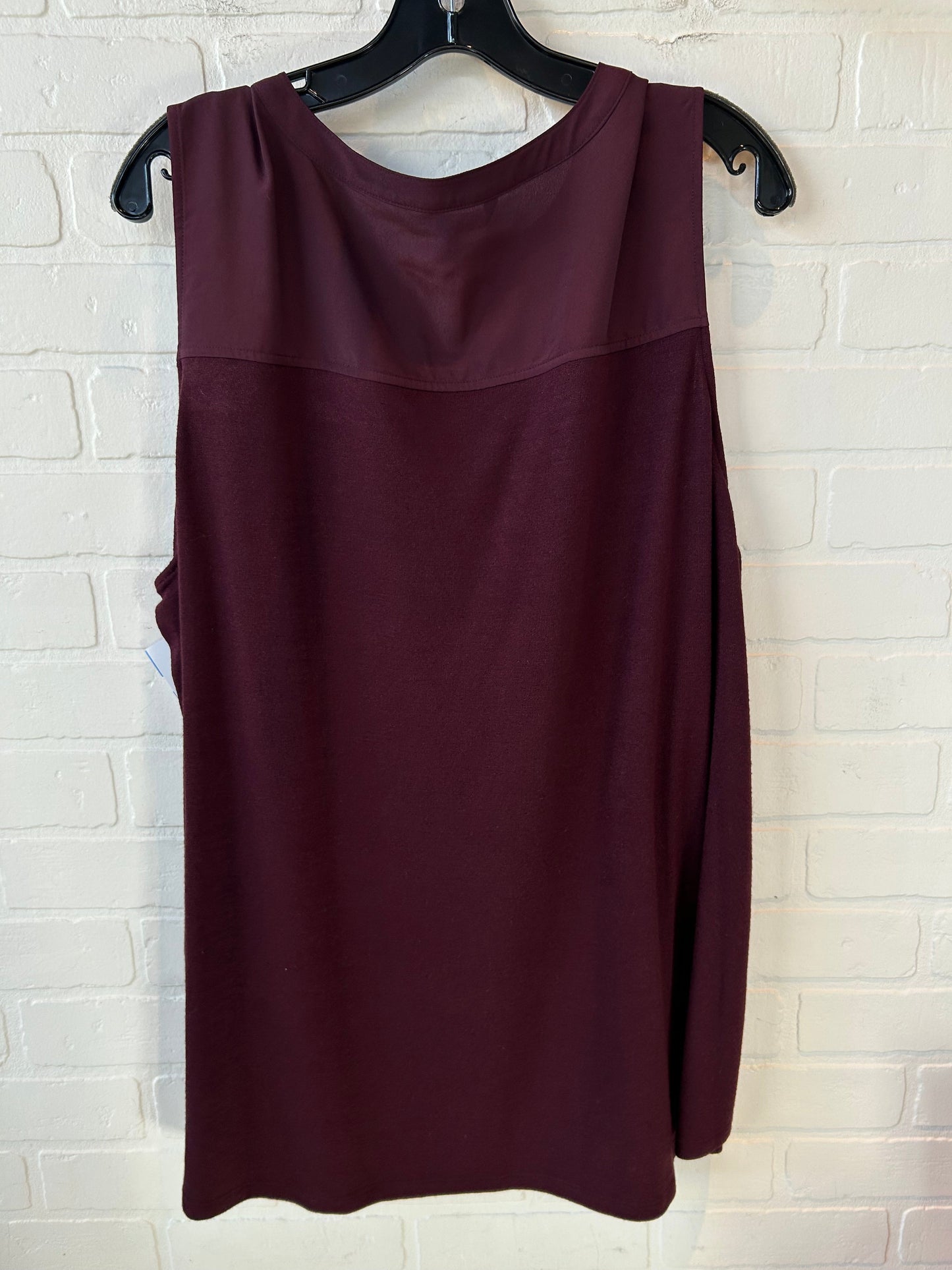 Top Sleeveless By 41 Hawthorn In Purple, Size: 3x