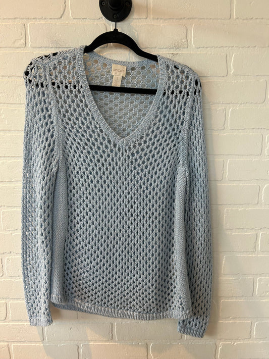 Sweater By Chicos In Blue, Size: M