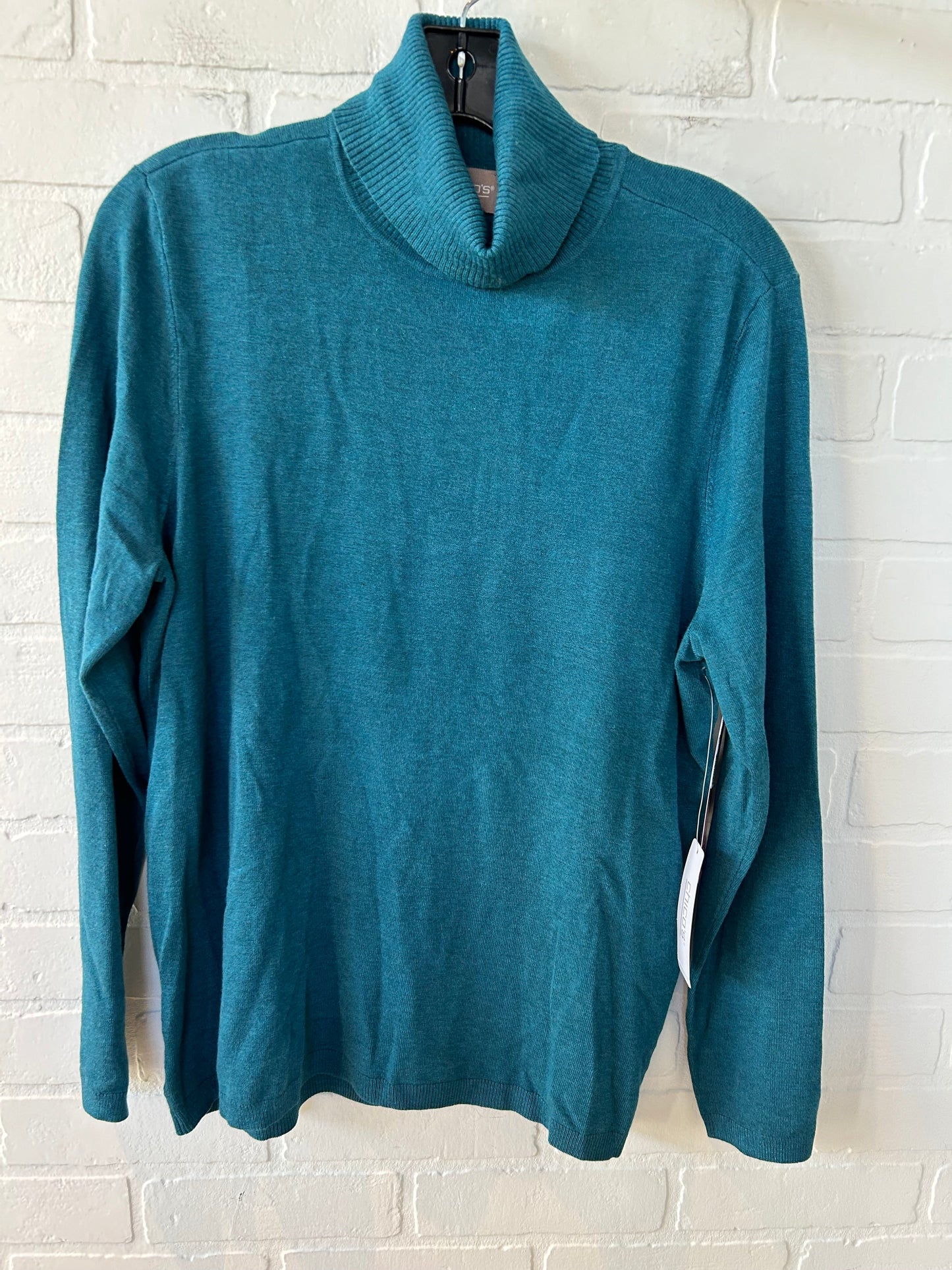 Sweater By Chicos In Blue, Size: L