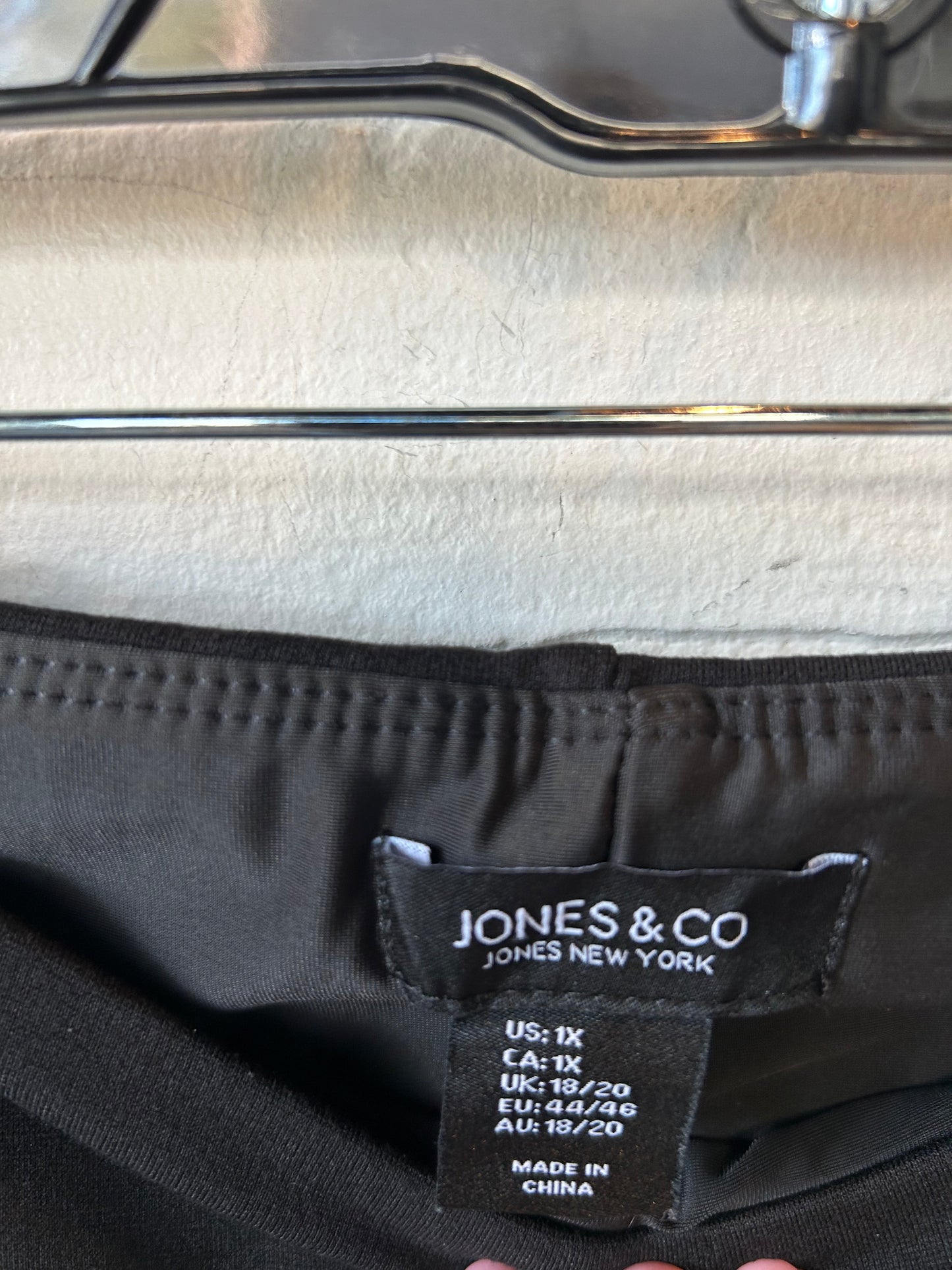 Pants Leggings By Jones And Co In Black, Size: 18