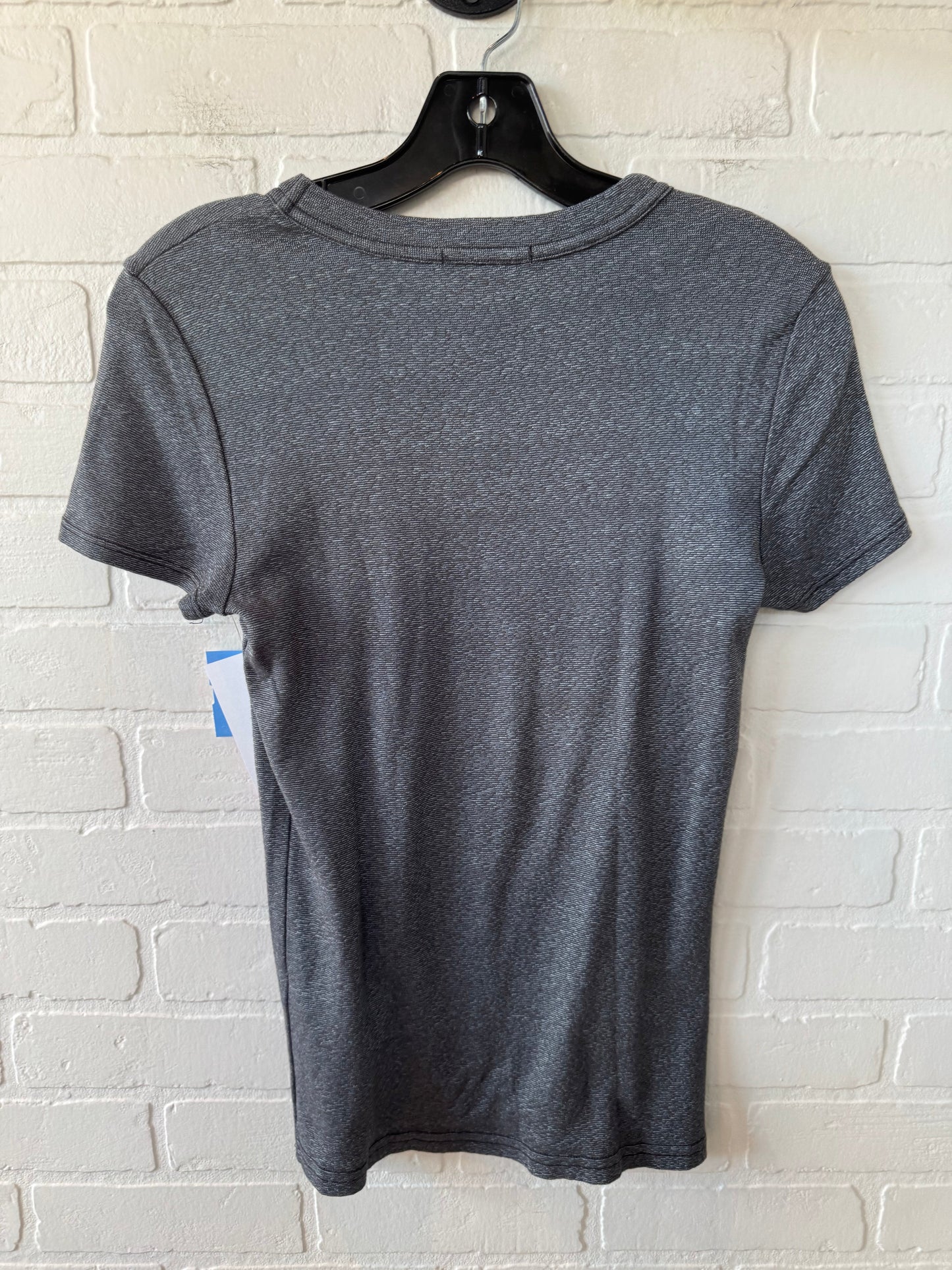 Top Short Sleeve By Michael Stars In Grey, Size: Osfm