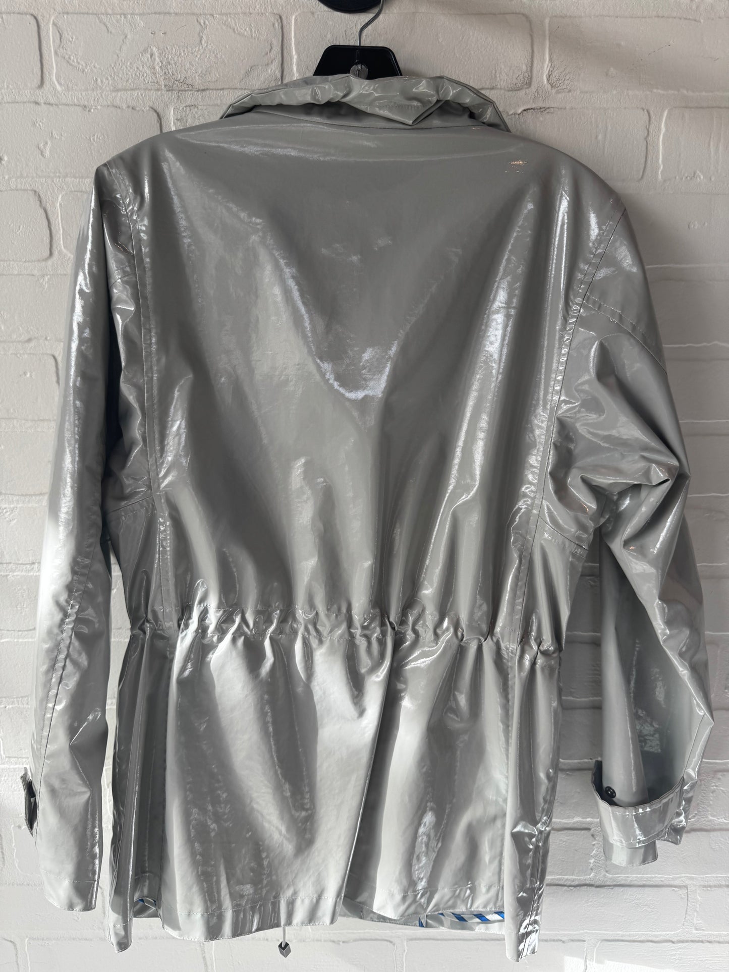 Coat Raincoat By Cma In Grey, Size: Xs