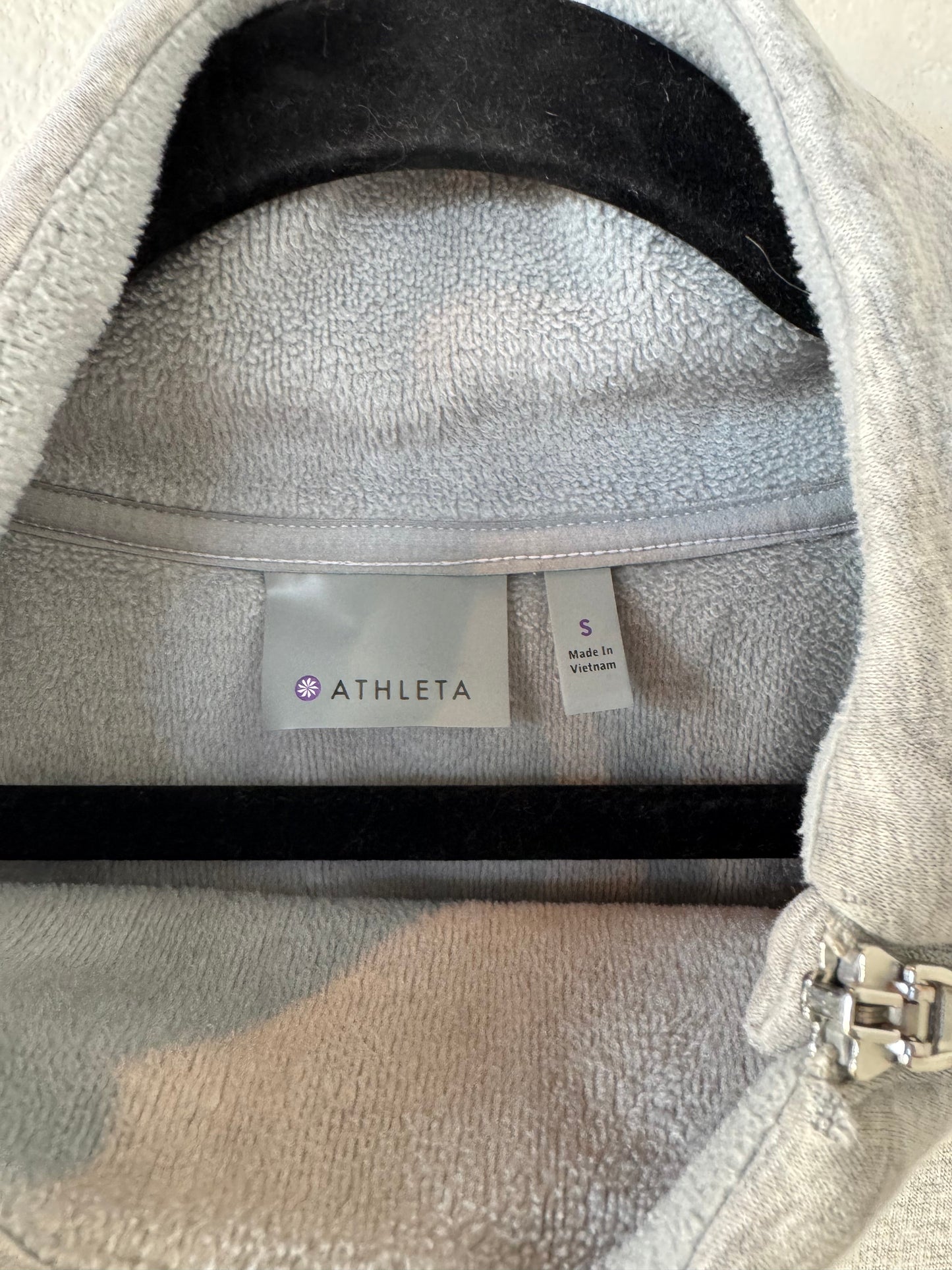 Athletic Sweatshirt Collar By Athleta In Grey, Size: S