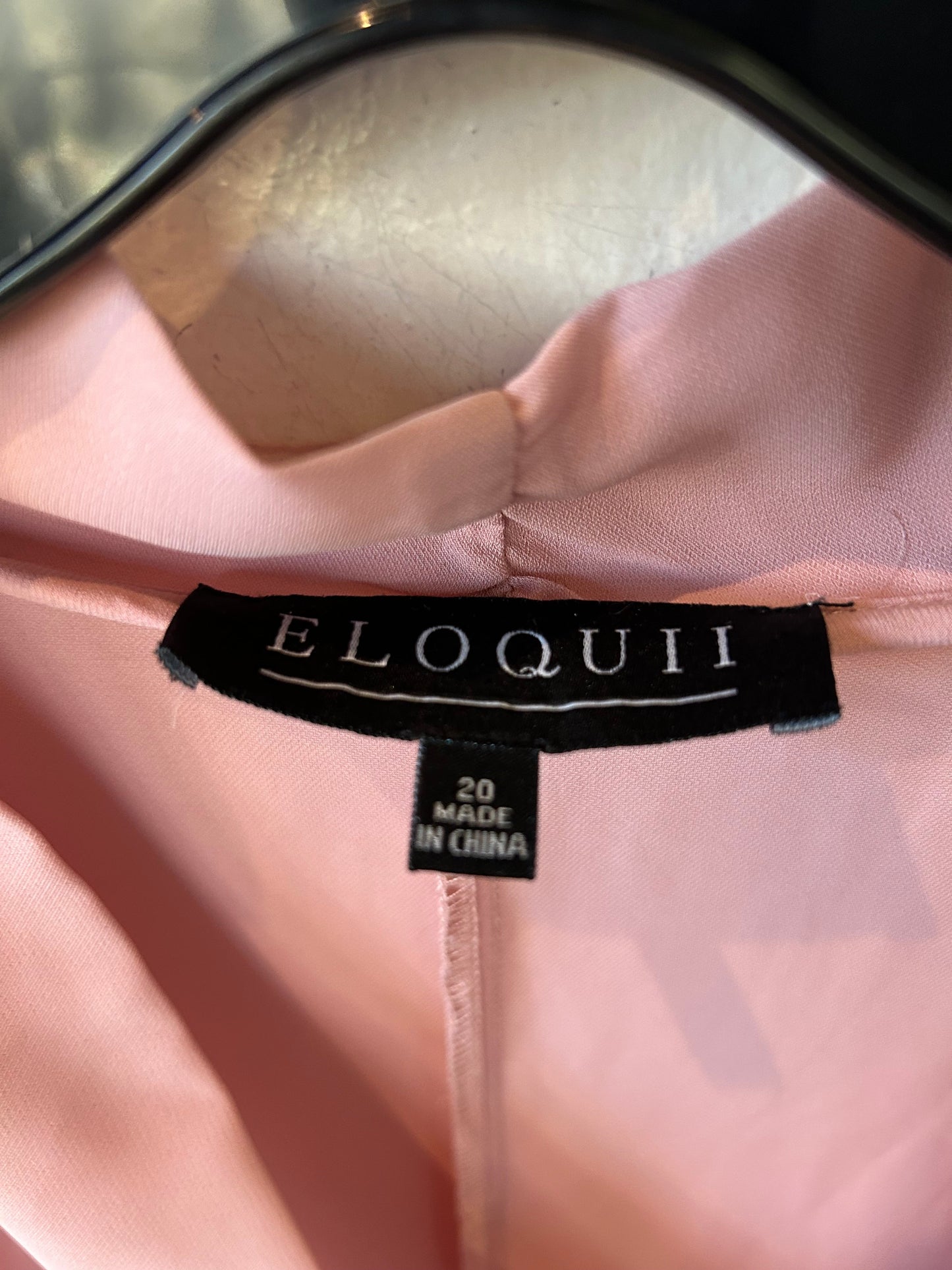 Top Long Sleeve By Eloquii In Pink, Size: 2x