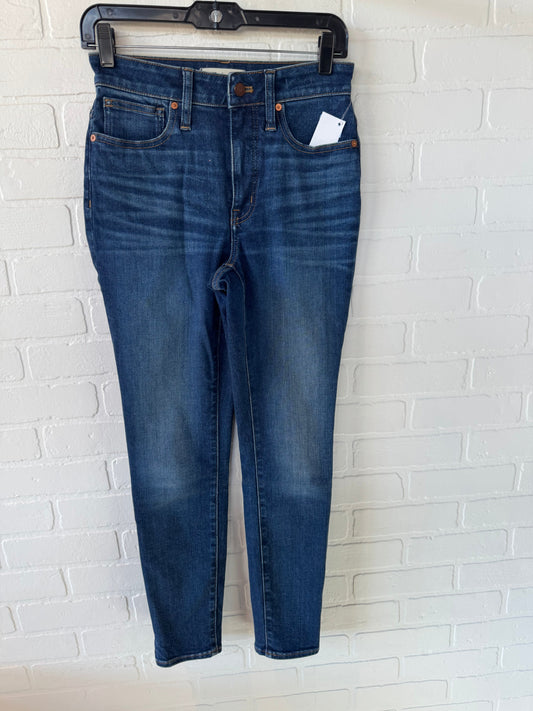 Jeans Skinny By Madewell In Blue Denim, Size: 2