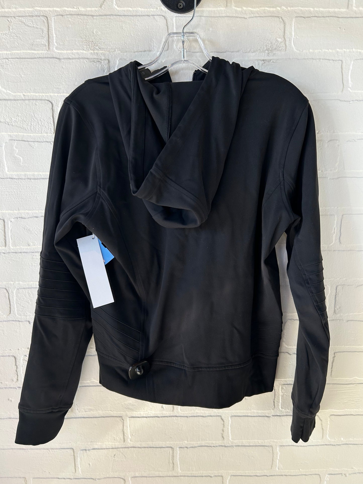 Athletic Top Long Sleeve Hoodie By Athleta In Black, Size: S