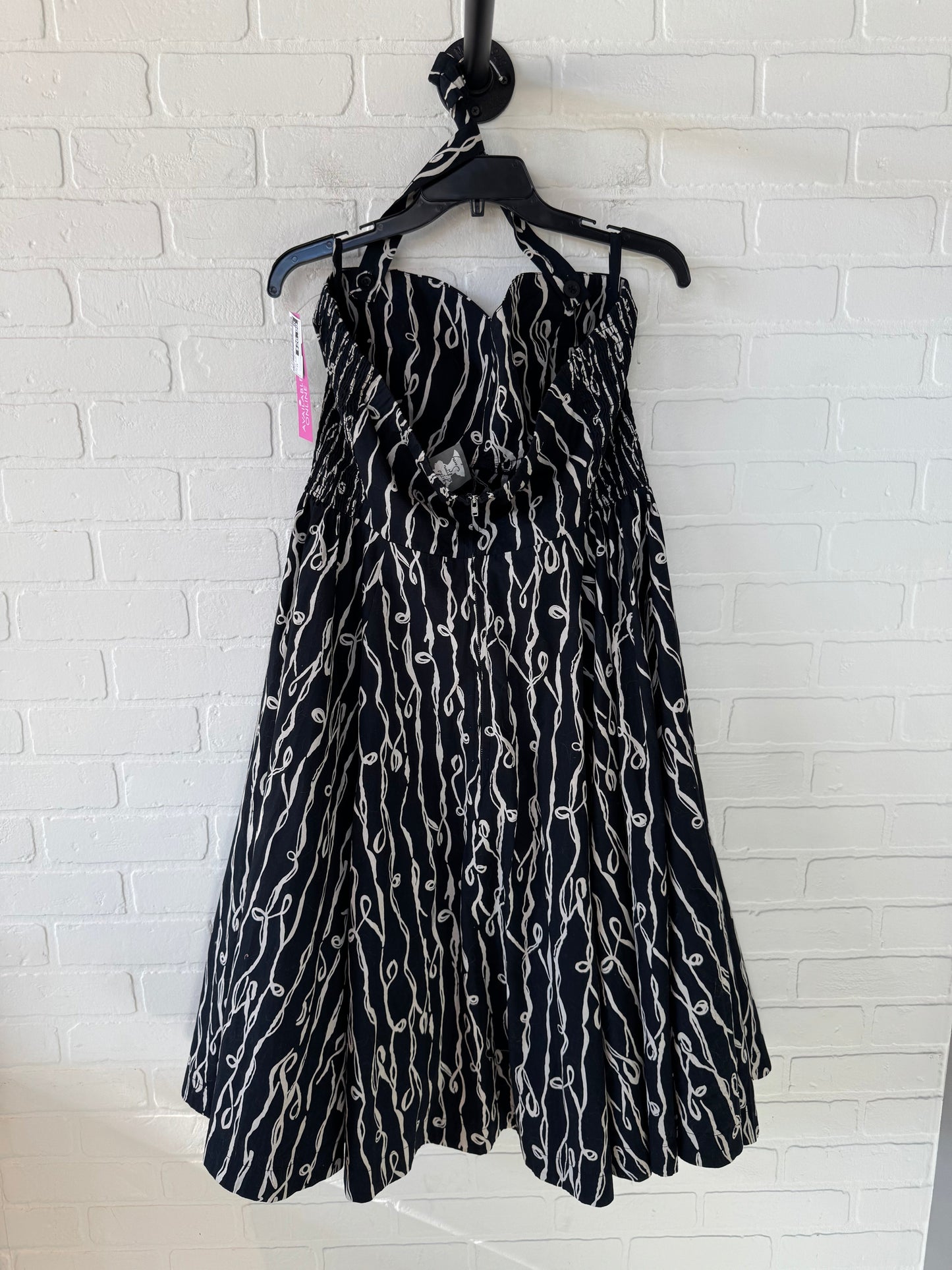 Dress Party Midi By Cma In Black & Cream, Size: 1x