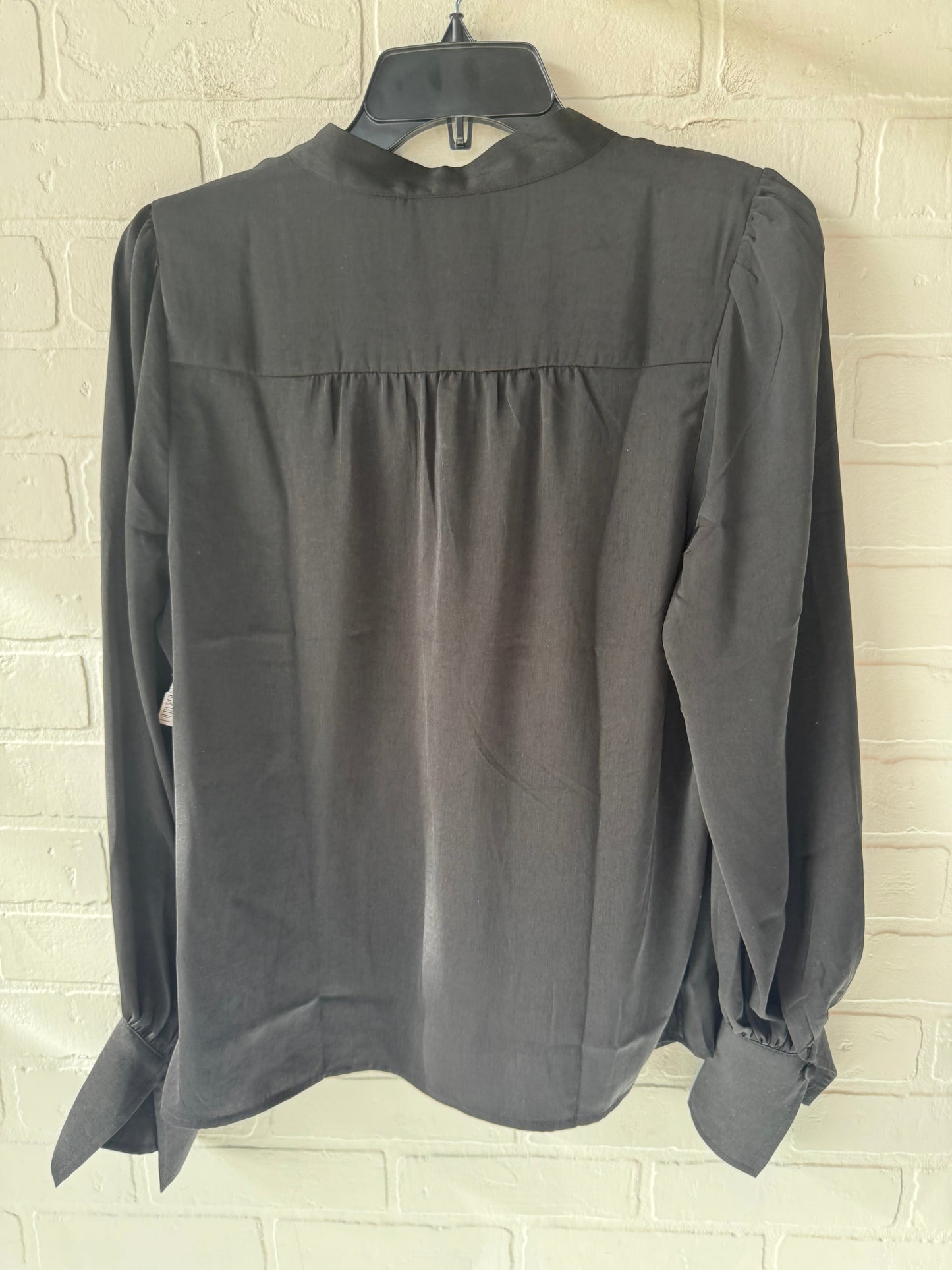 Top Long Sleeve By Banana Republic In Black, Size: M