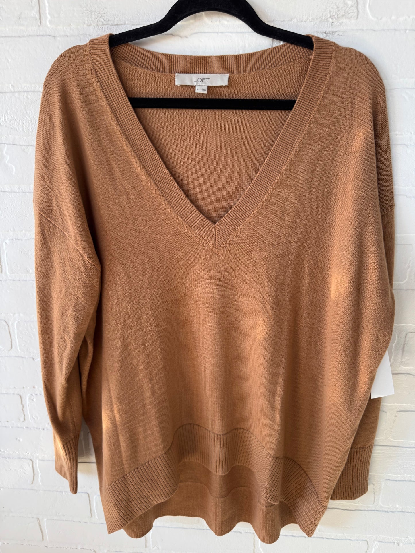 Sweater By Loft In Tan, Size: M