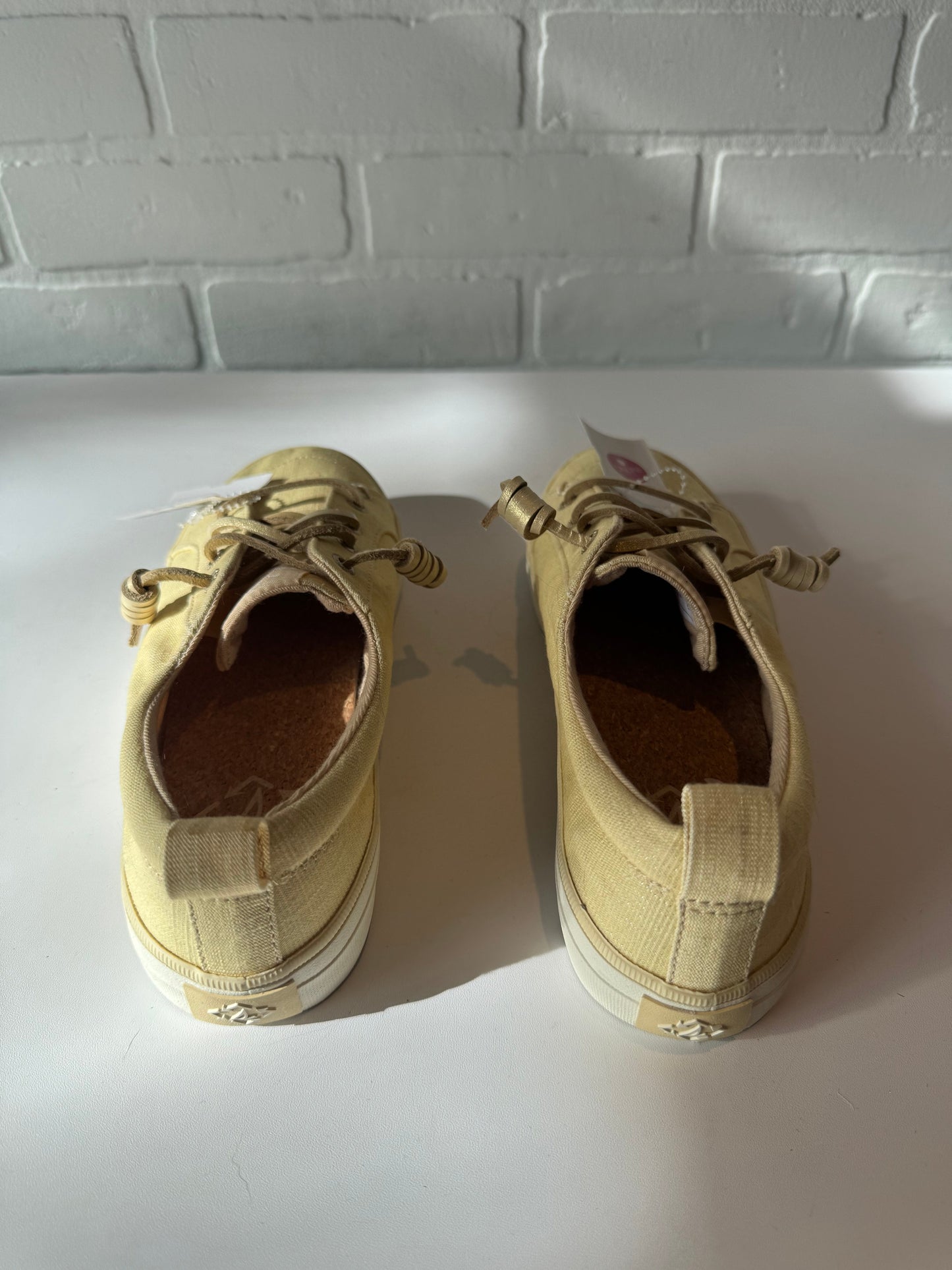 Shoes Sneakers By Sperry In Yellow, Size: 7